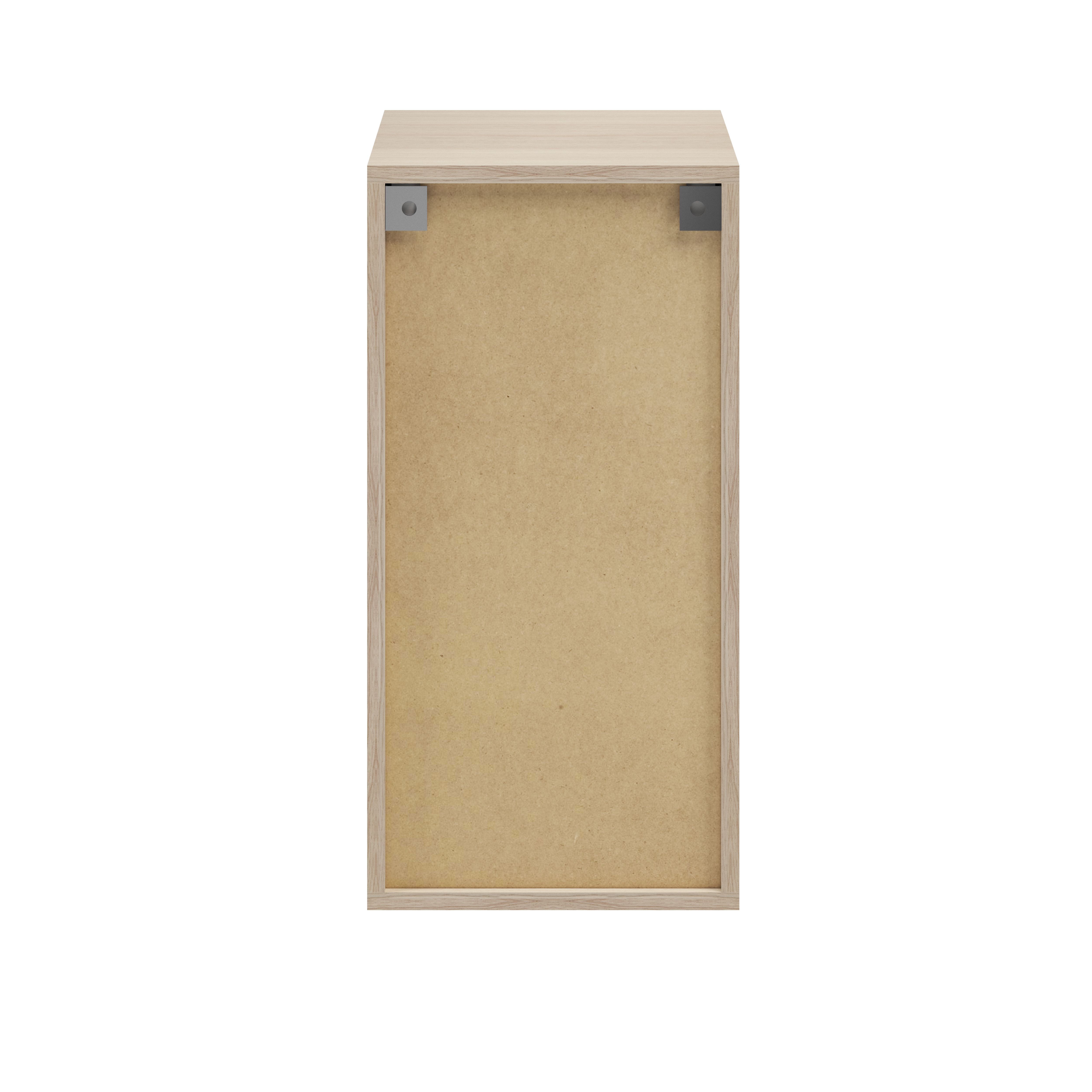 GoodHome Atomia Matt Oak effect Modular furniture cabinet, (H)750mm (W)375mm (D)350mm