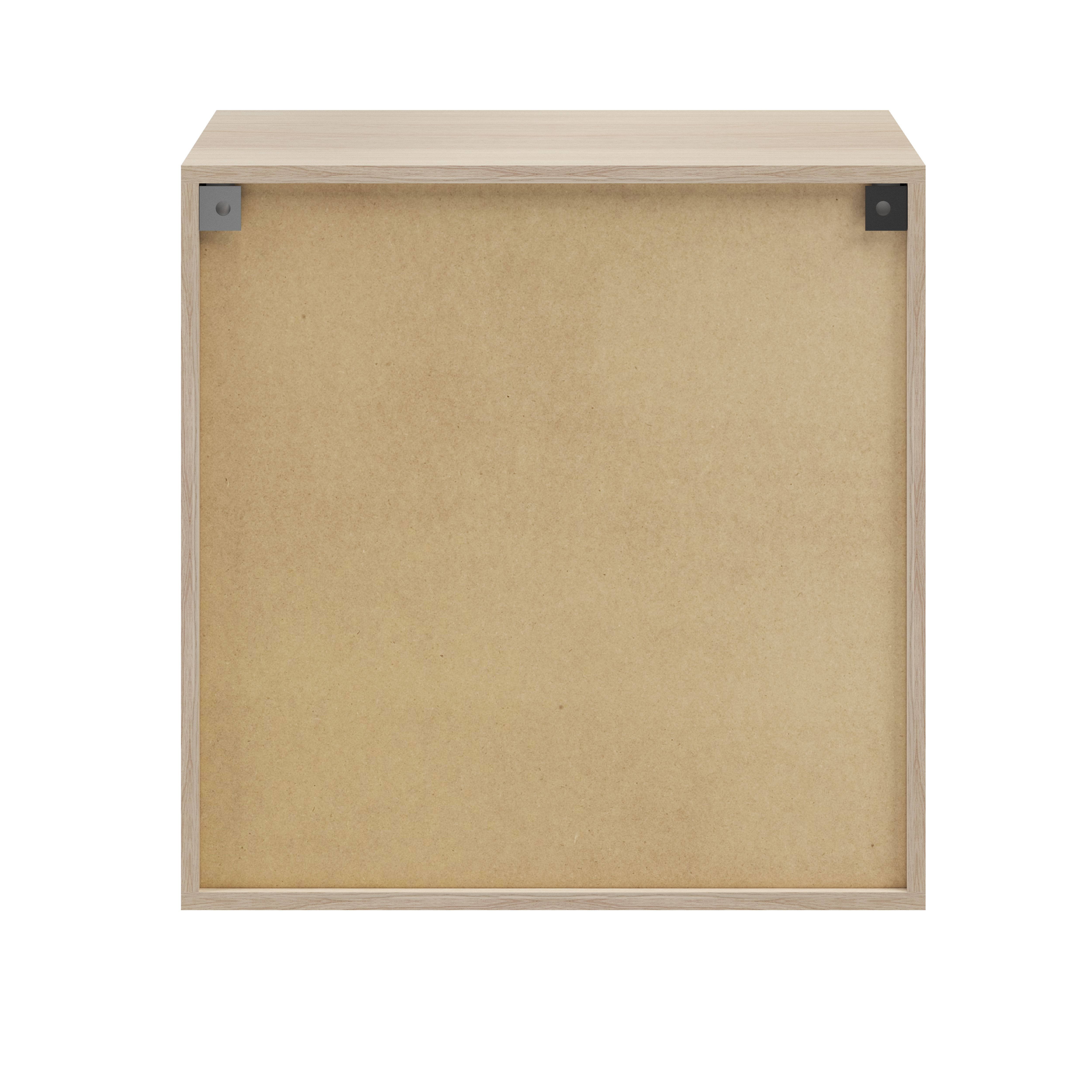 GoodHome Atomia Matt Oak effect Modular furniture cabinet, (H)750mm (W)750mm (D)350mm