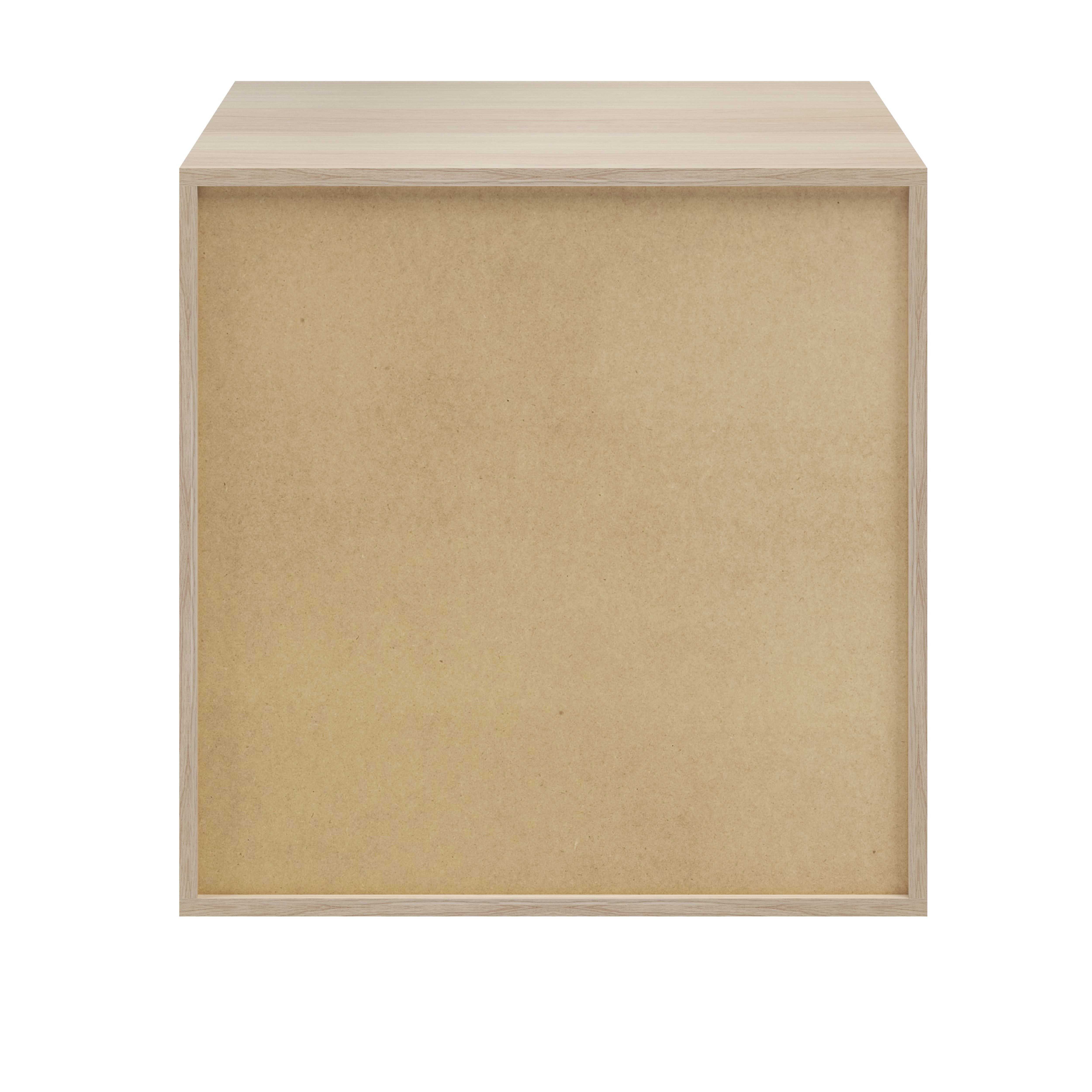 GoodHome Atomia Matt Oak effect Modular furniture cabinet, (H)750mm (W)750mm (D)580mm