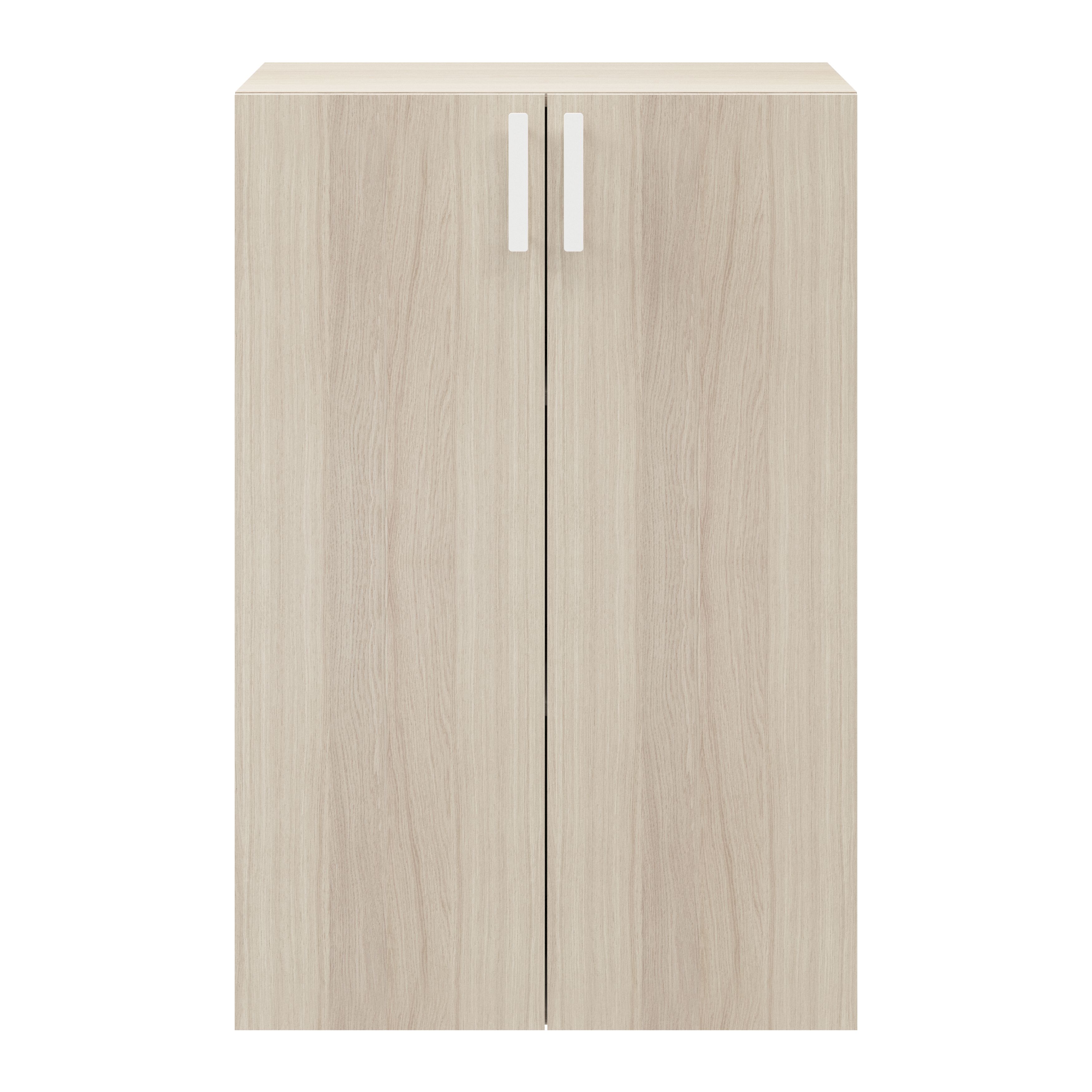GoodHome Atomia Matt Oak effect Non-mirrored Modular furniture door, (H) 1122mm (W) 372mm