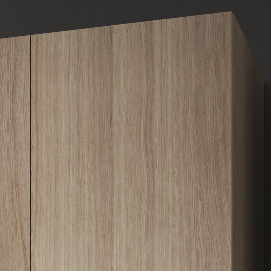 GoodHome Atomia Matt Oak effect Non-mirrored Modular furniture door, (H) 1497mm (W) 497mm