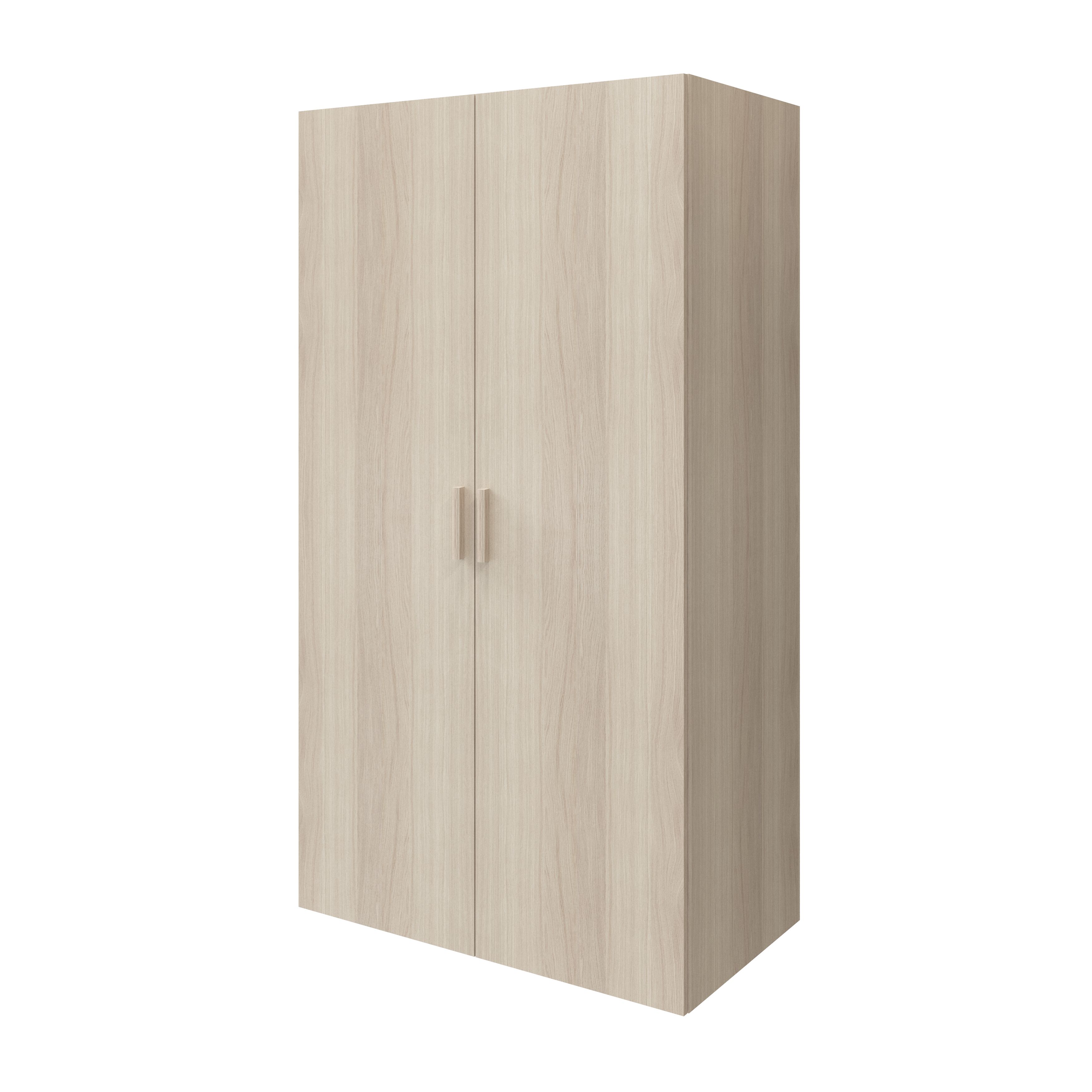 GoodHome Atomia Matt Oak effect Oak Non-mirrored Modular furniture door, (H) 1872mm (W) 497mm