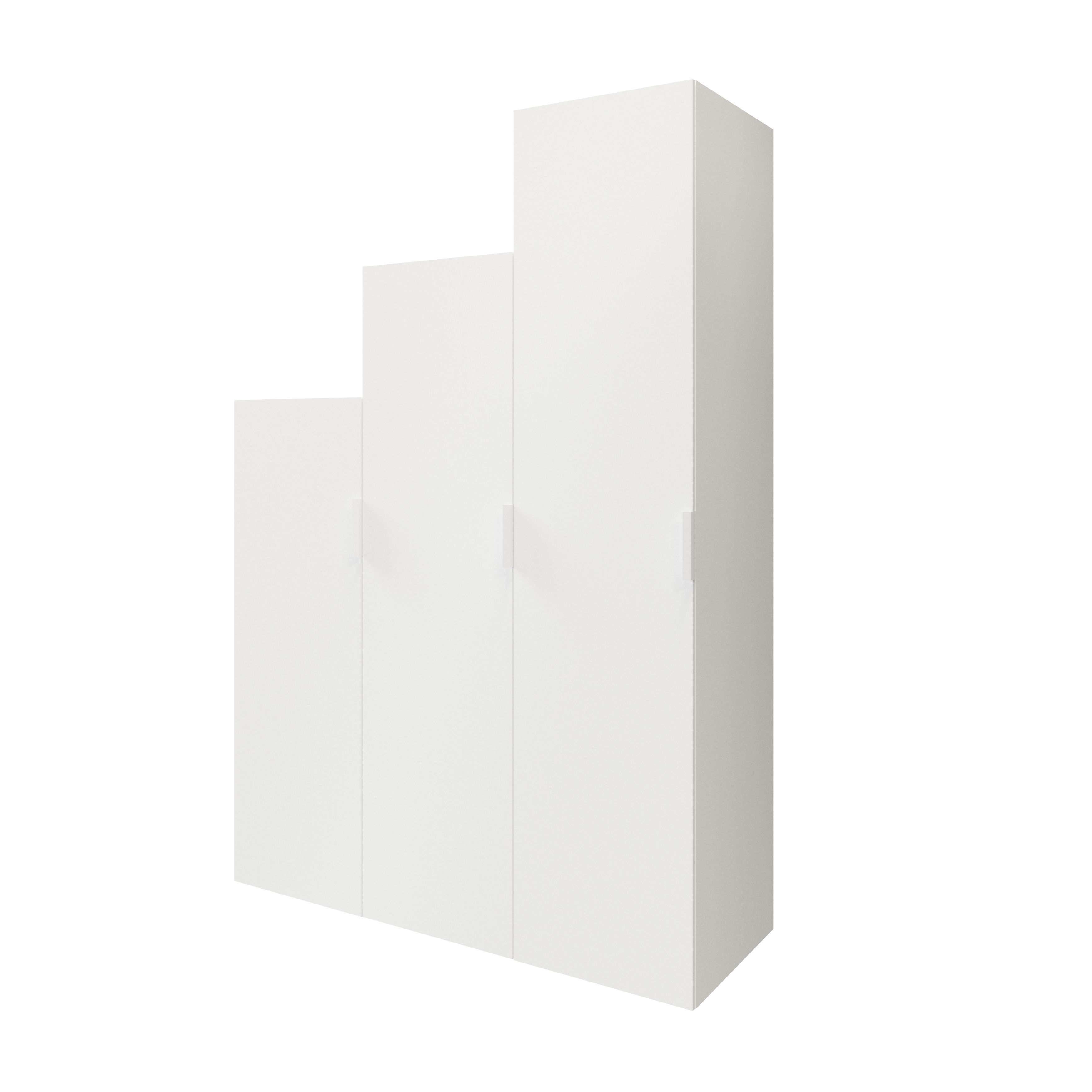 GoodHome Atomia Matt white Chipboard Wardrobe (H)2250mm (W)1500mm (D)580mm