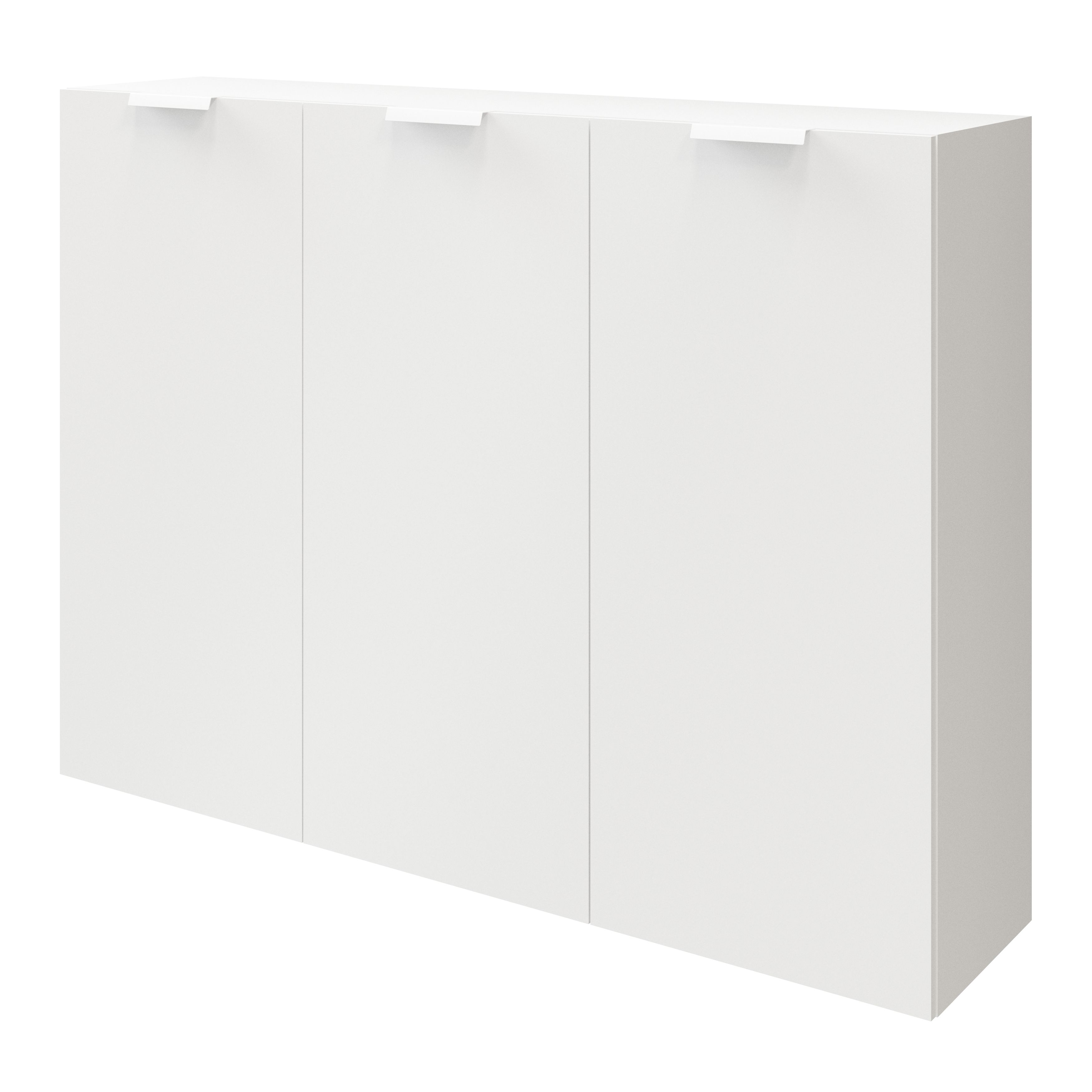GoodHome Atomia Matt White Doors & drawers Edge Handle (L)165mm