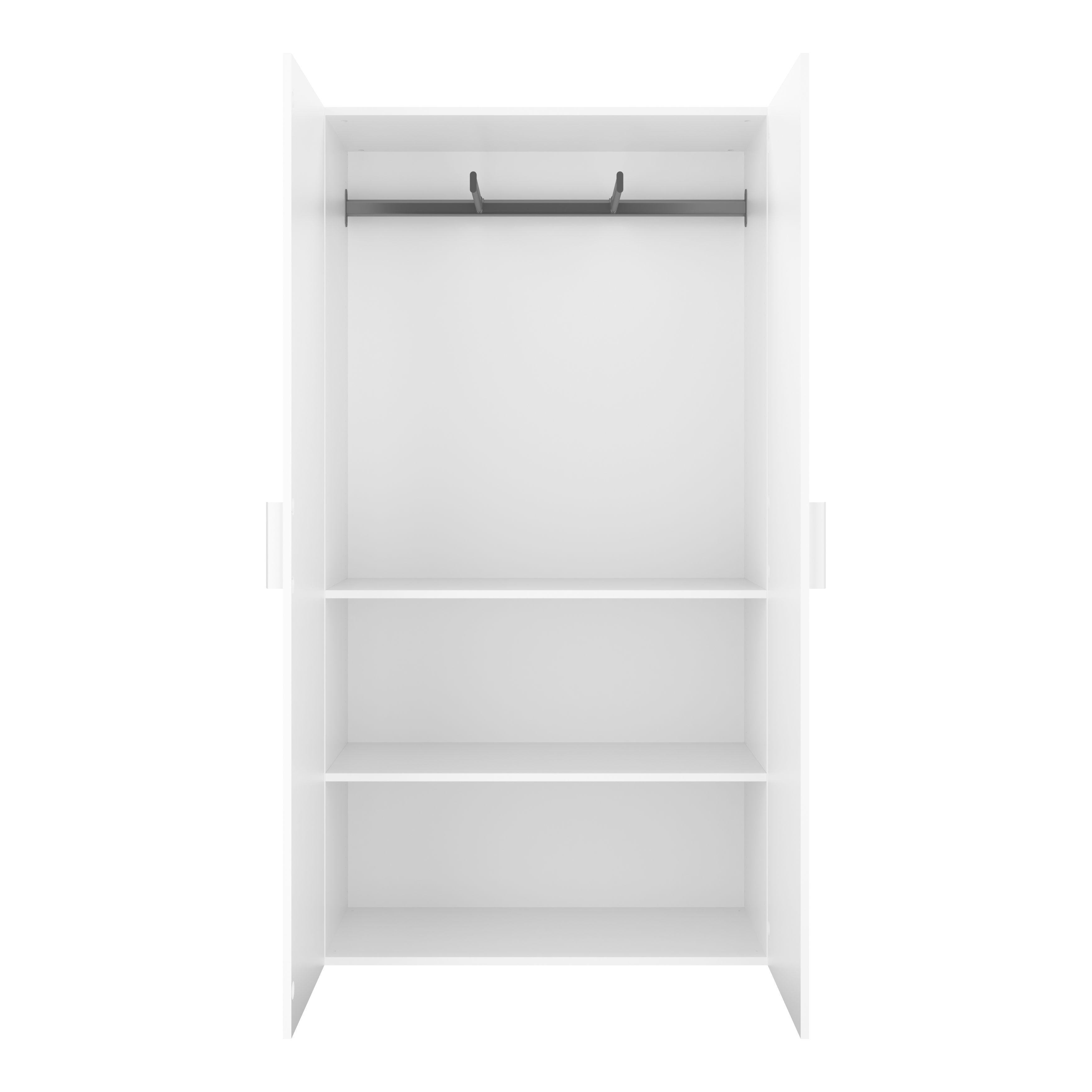 GoodHome Atomia Matt White Doors & drawers Edge Handle (L)165mm