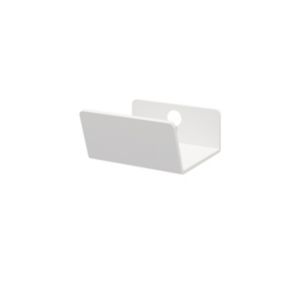 GoodHome Atomia Matt White Doors & drawers Edge Handle (L)37mm