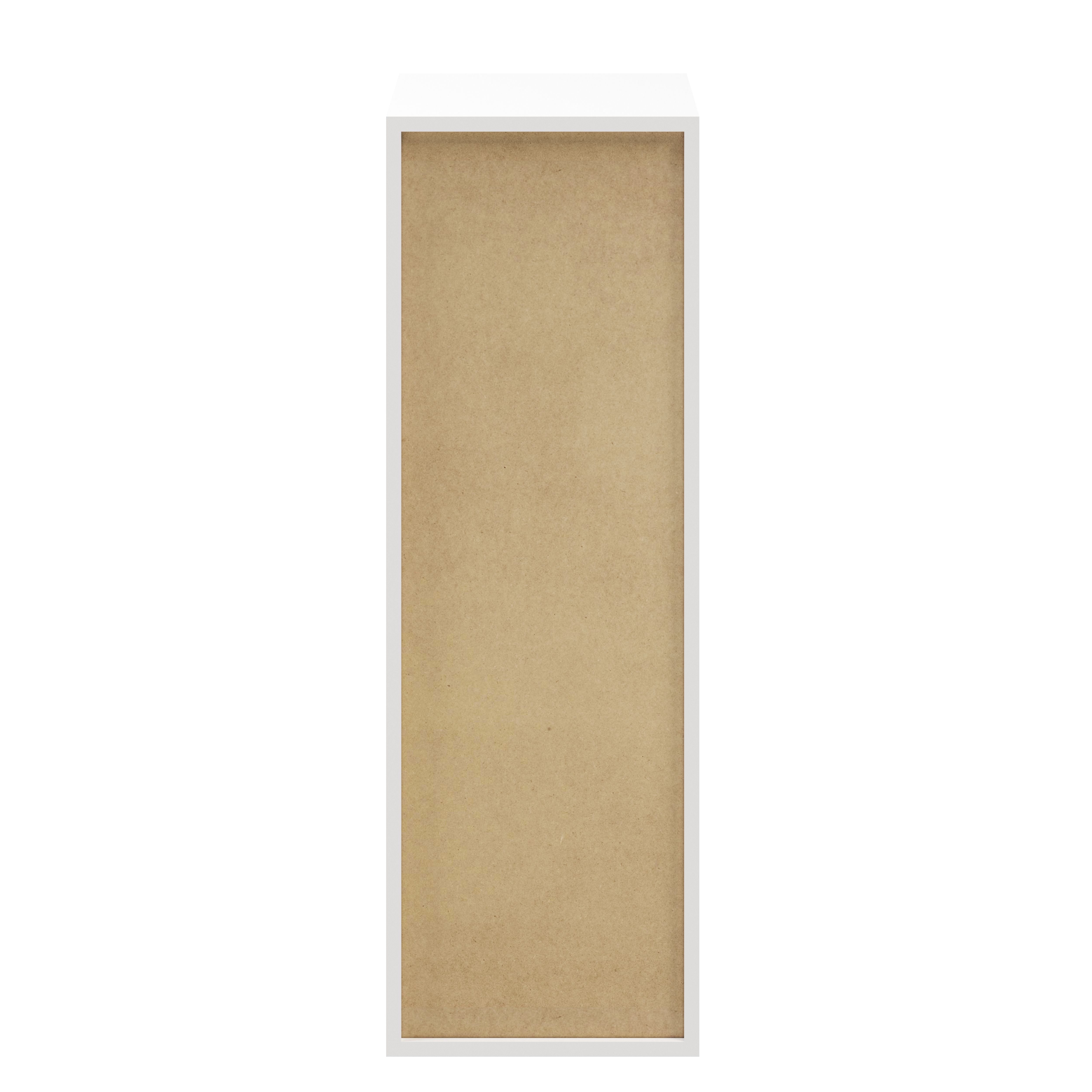 GoodHome Atomia Matt White Modular furniture cabinet, (H)1125mm (W)375mm (D)350mm