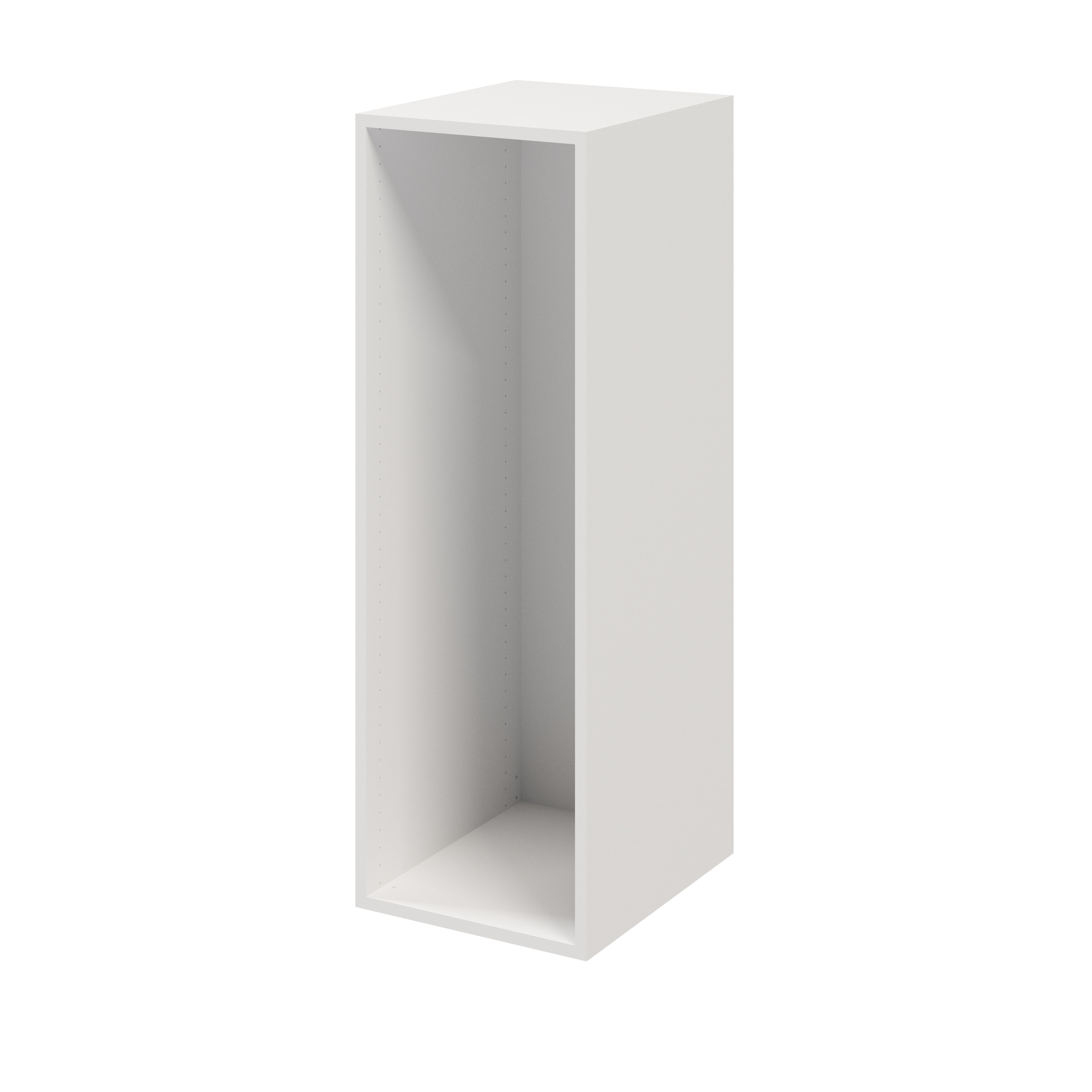 GoodHome Atomia Matt White Modular furniture cabinet, (H)1125mm (W)375mm (D)450mm