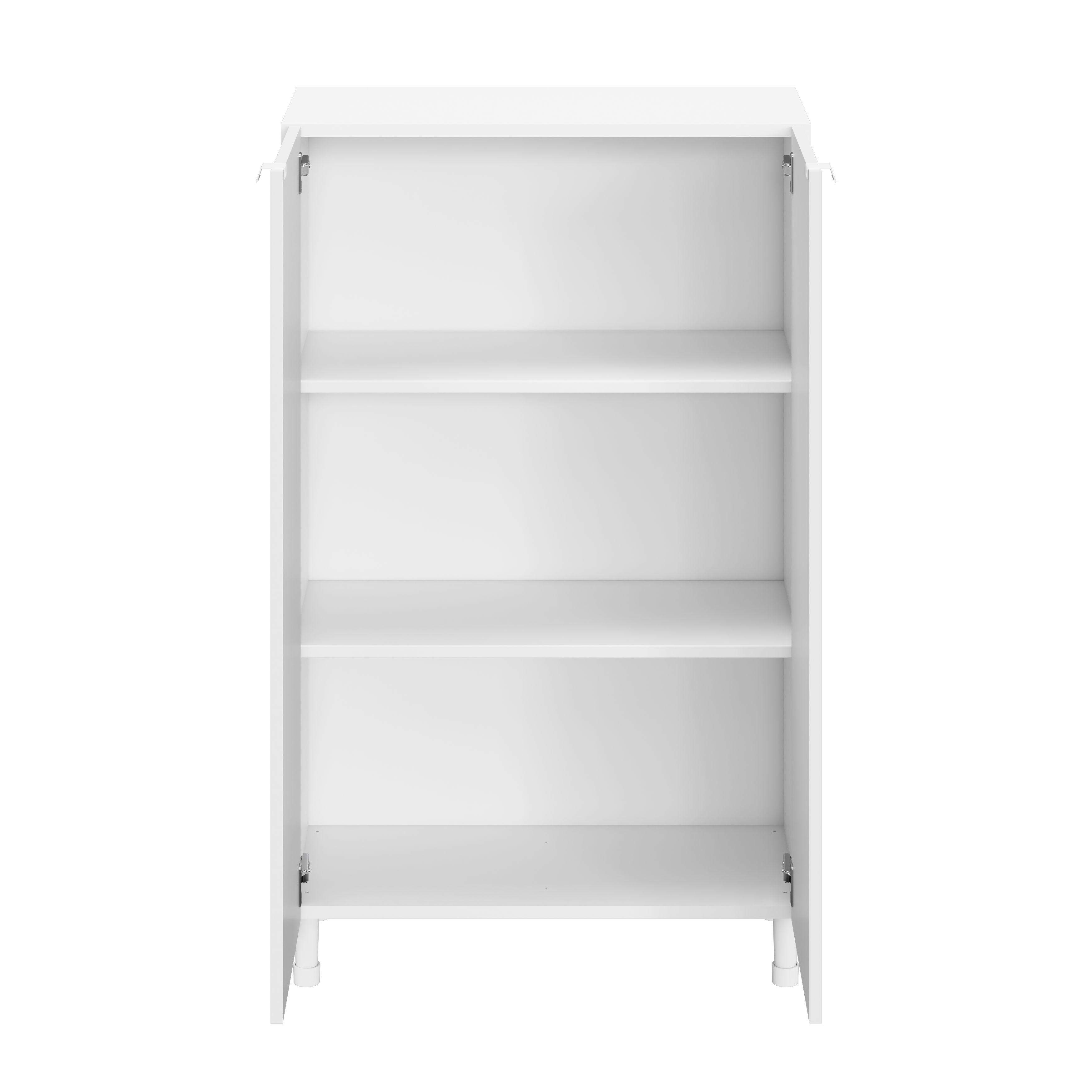 GoodHome Atomia Matt White Modular furniture cabinet, (H)1125mm (W)750mm (D)350mm