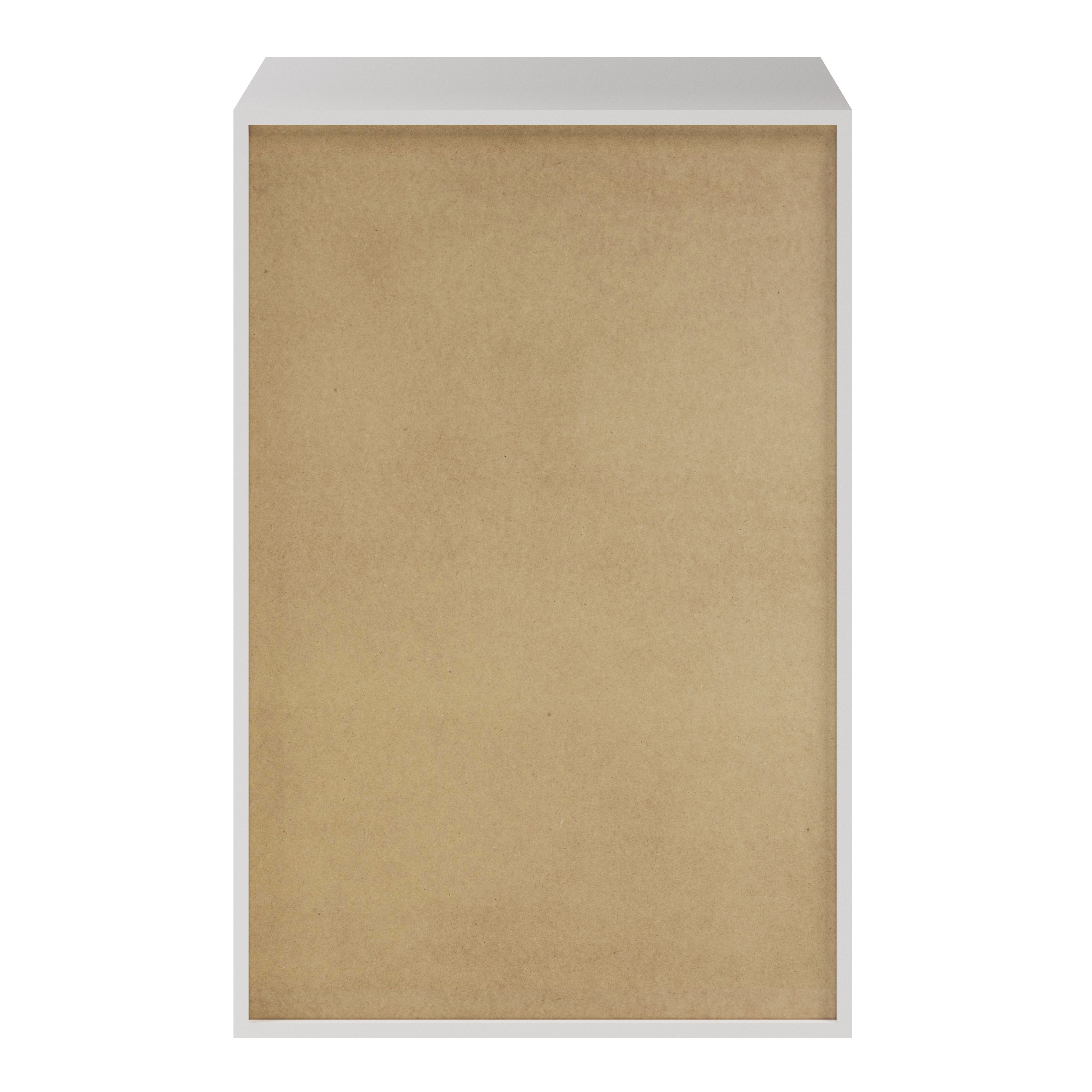 GoodHome Atomia Matt White Modular furniture cabinet, (H)1125mm (W)750mm (D)450mm