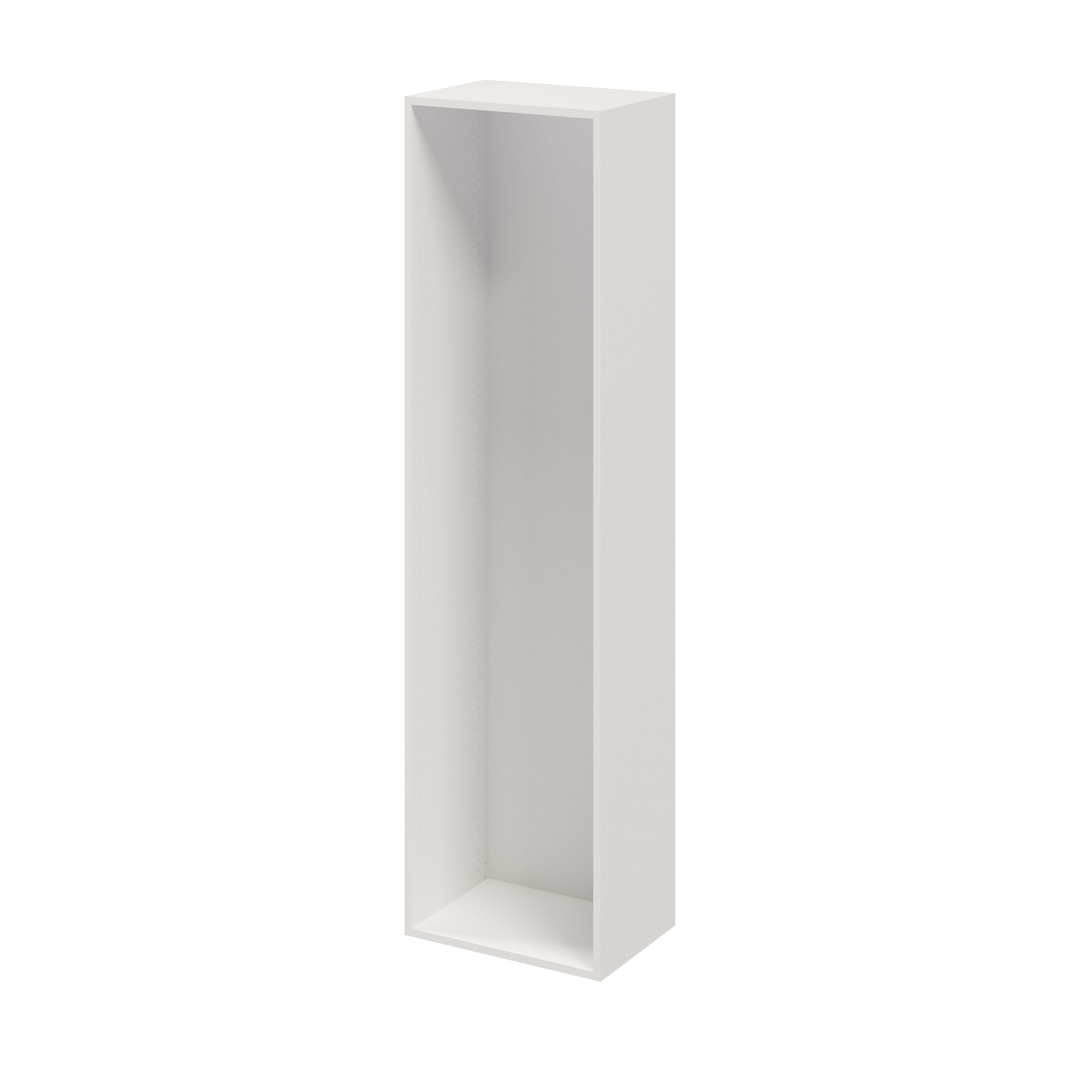 GoodHome Atomia Matt White Modular furniture cabinet, (H)1875mm (W)500mm (D)350mm