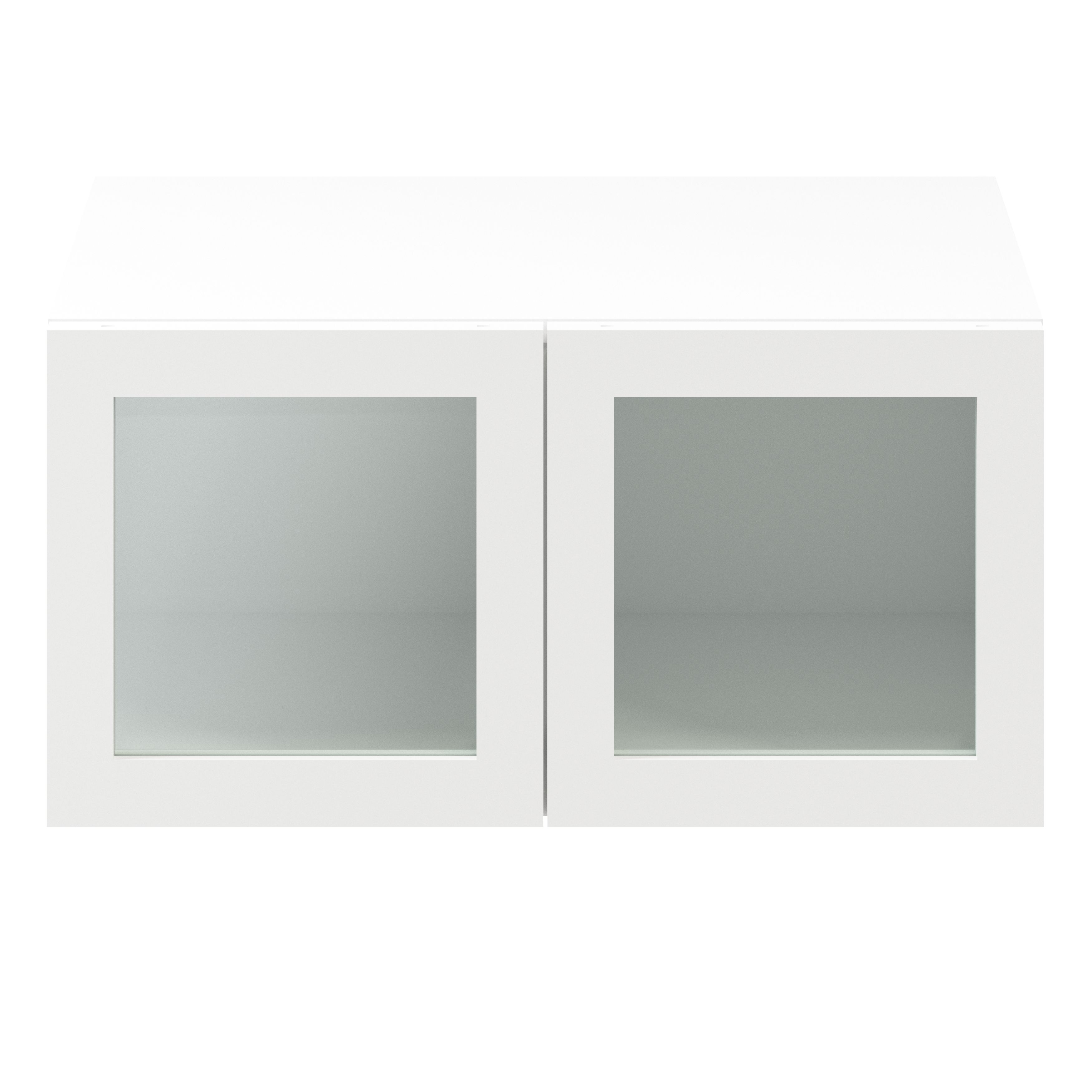 GoodHome Atomia Matt White Modular furniture cabinet, (H)375mm (W)750mm (D)350mm