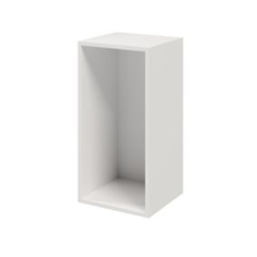 GoodHome Atomia Matt White Modular furniture cabinet, (H)750mm (W)375mm (D)350mm