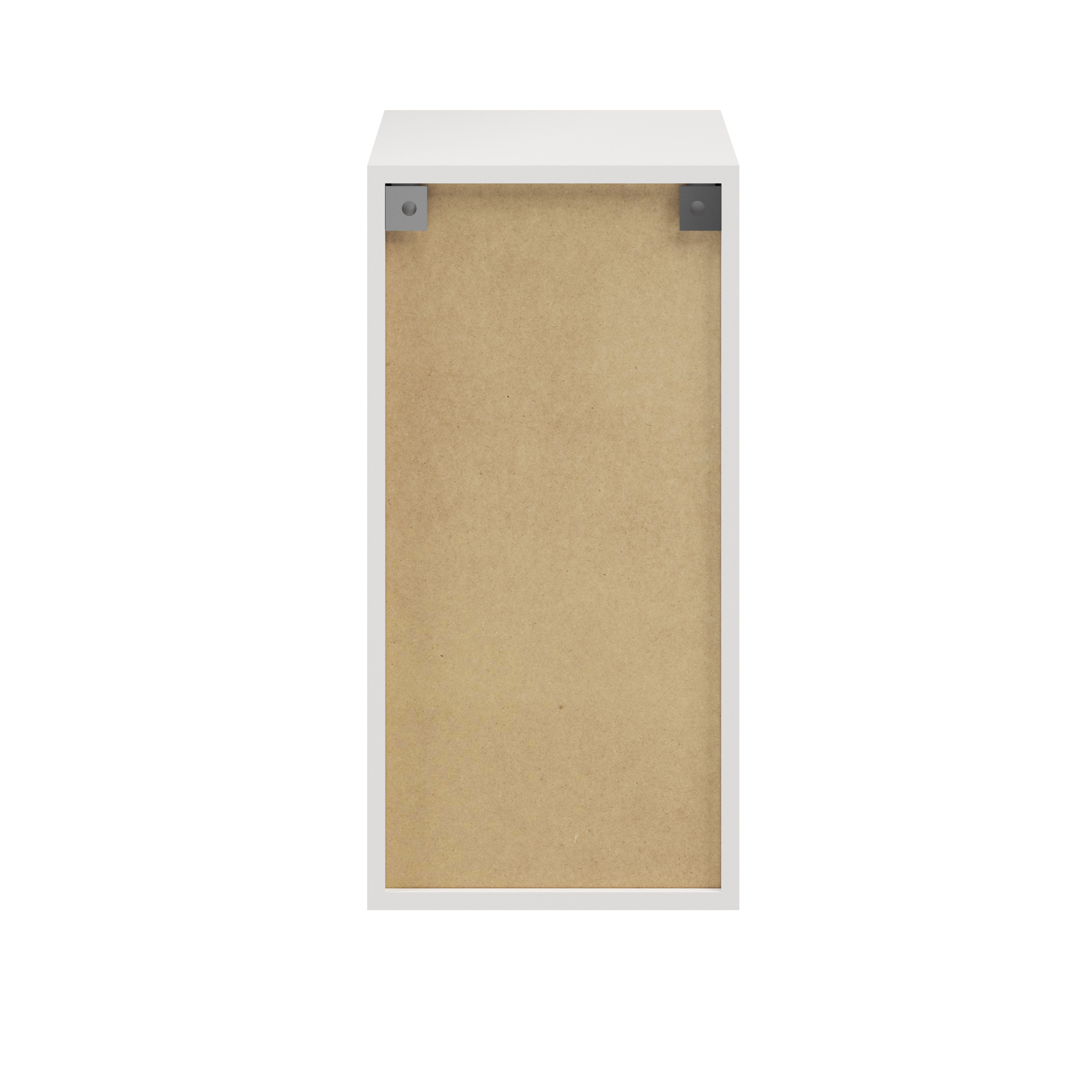 GoodHome Atomia Matt White Modular furniture cabinet, (H)750mm (W)375mm (D)350mm