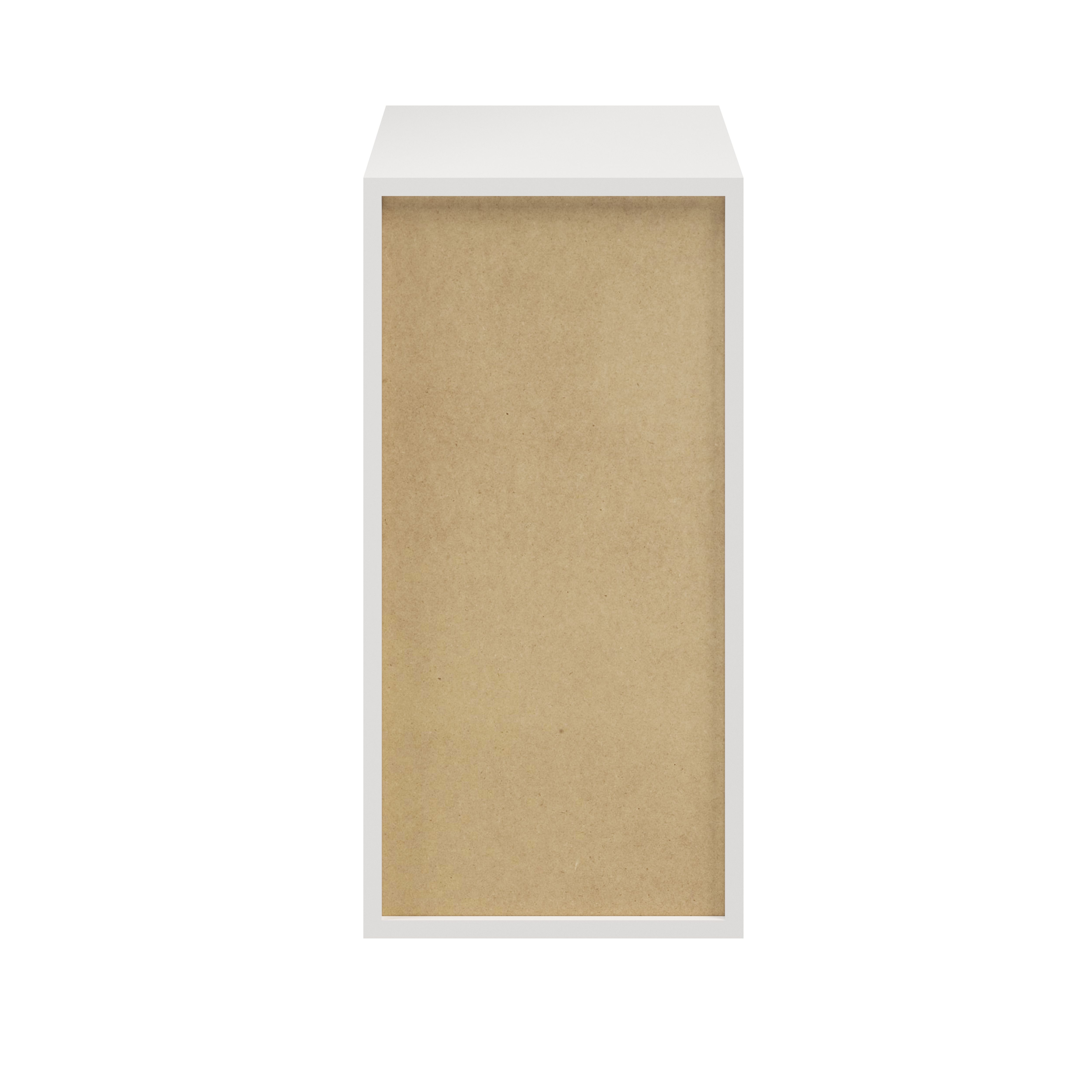 GoodHome Atomia Matt White Modular furniture cabinet, (H)750mm (W)375mm (D)450mm
