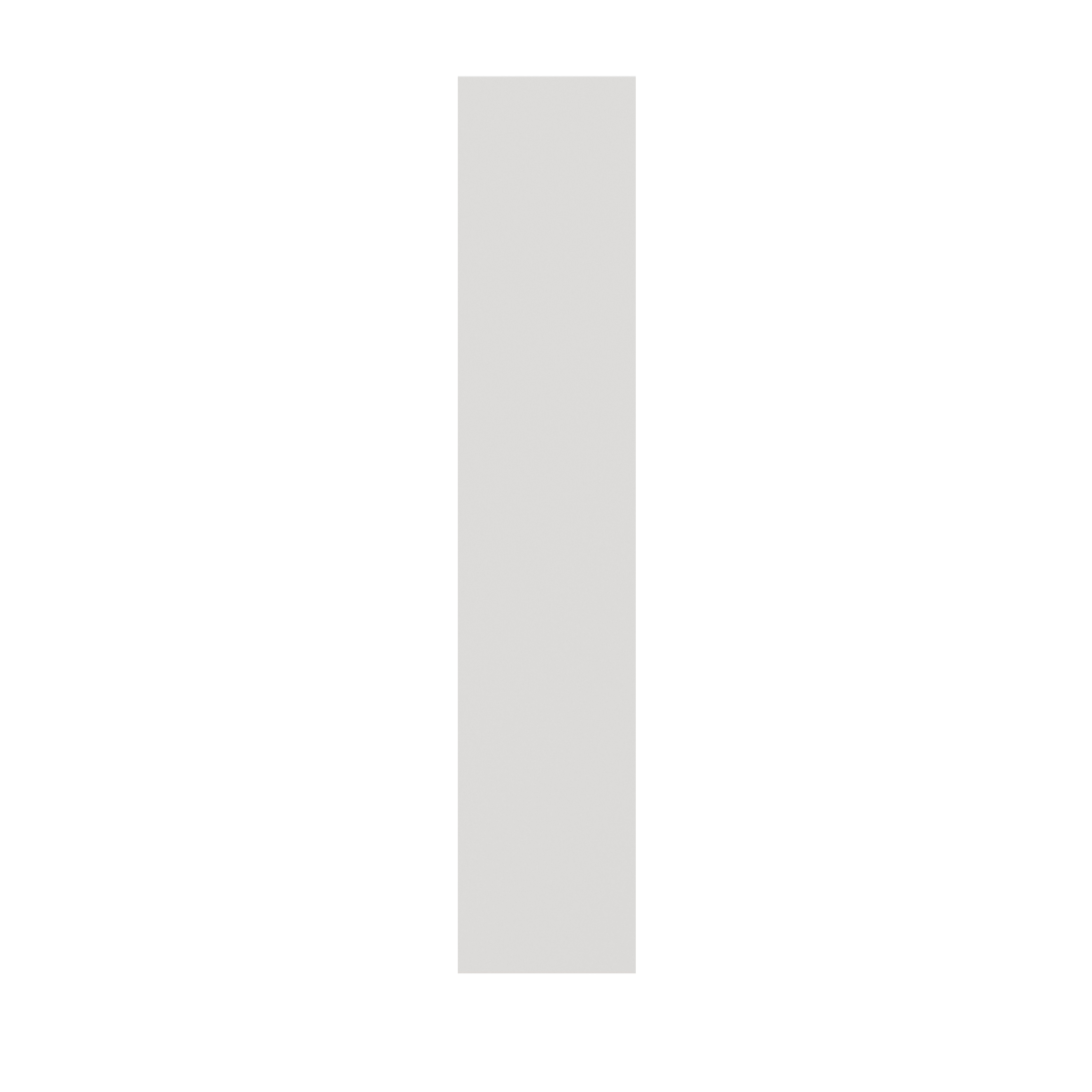 GoodHome Atomia Matt White Non-mirrored Modular furniture door, (H) 1872mm (W) 372mm