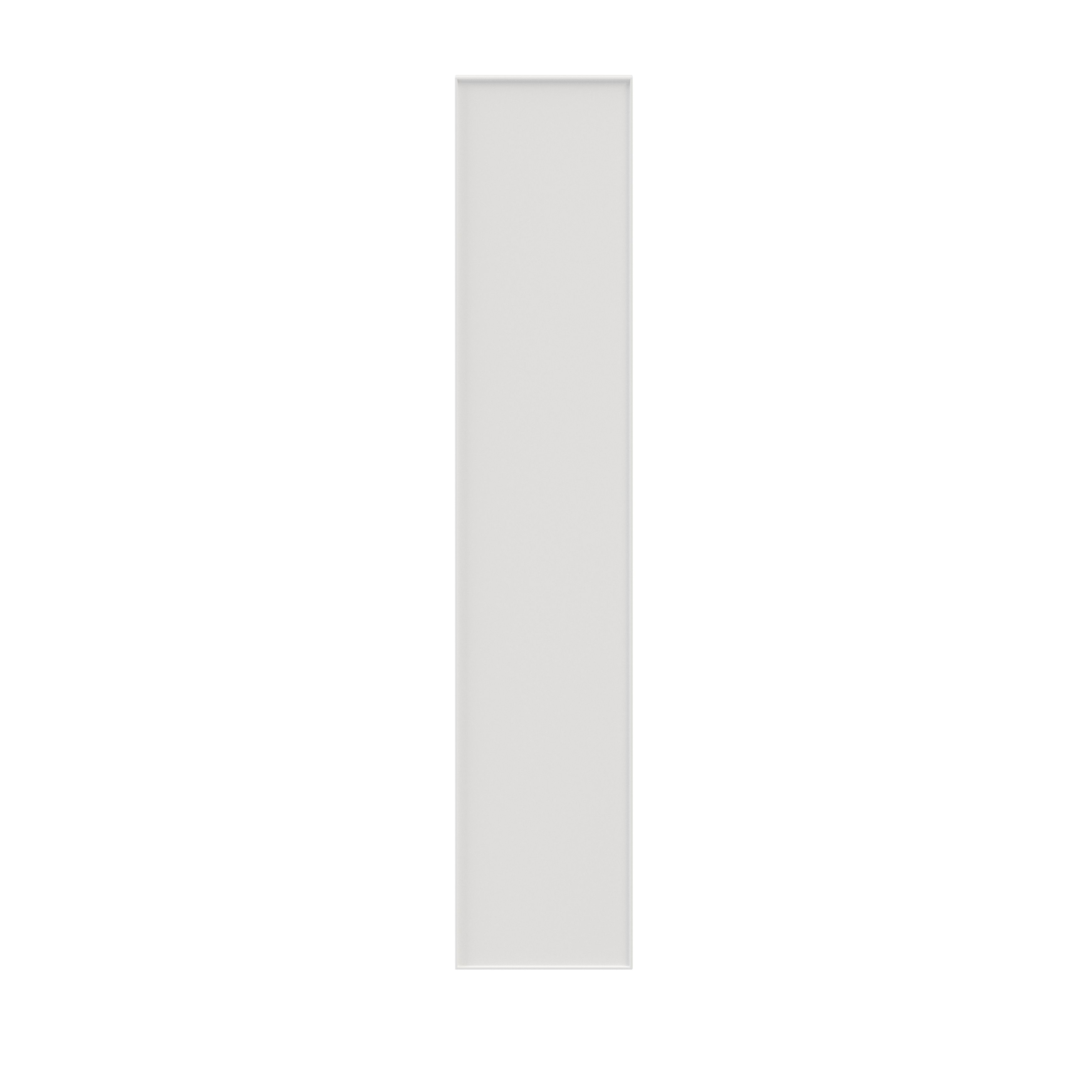 GoodHome Atomia Matt White Non-mirrored Modular furniture door, (H) 1872mm (W) 372mm