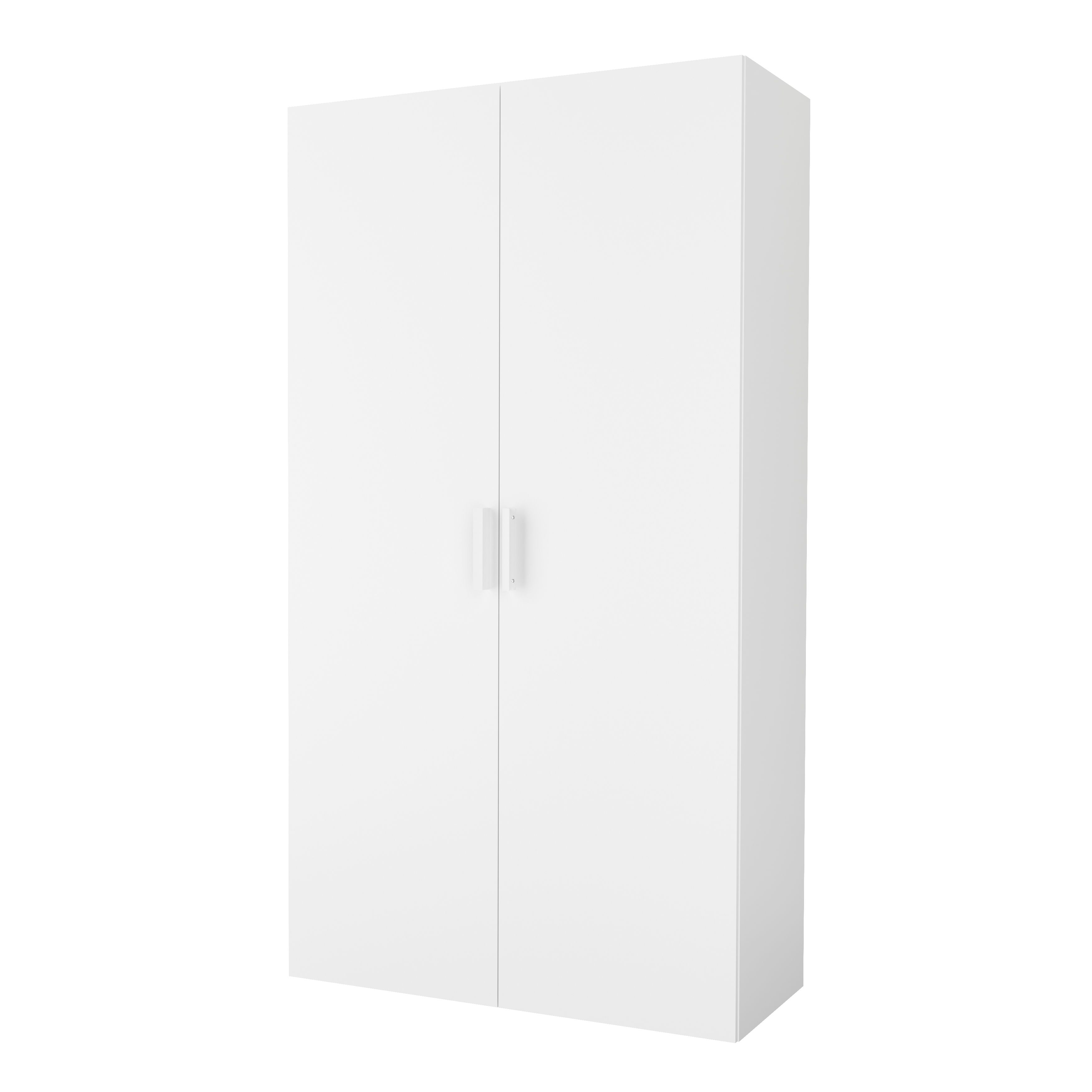 GoodHome Atomia Matt White Non-mirrored Modular furniture door, (H) 1872mm (W) 497mm