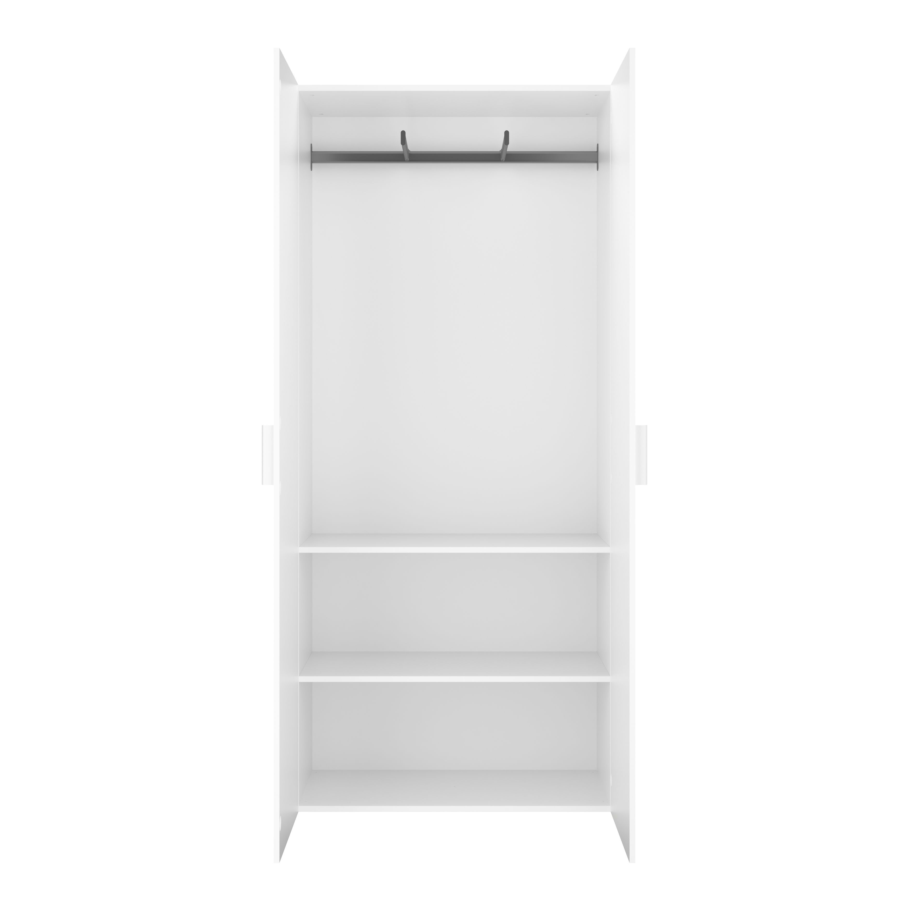GoodHome Atomia Matt White Non-mirrored Modular furniture door, (H) 1872mm (W) 497mm