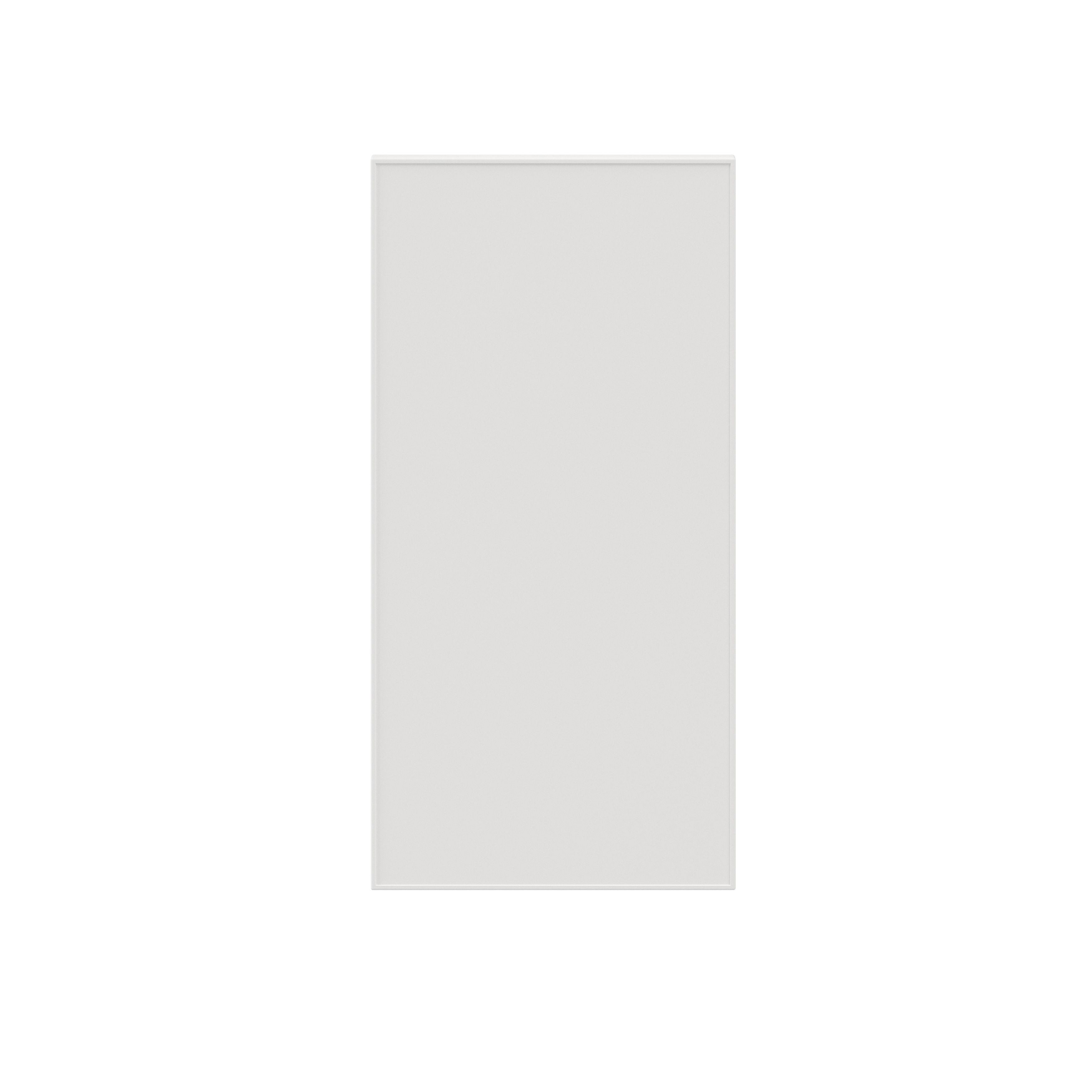 GoodHome Atomia Matt White Non-mirrored Modular furniture door, (H) 747mm (W) 372mm