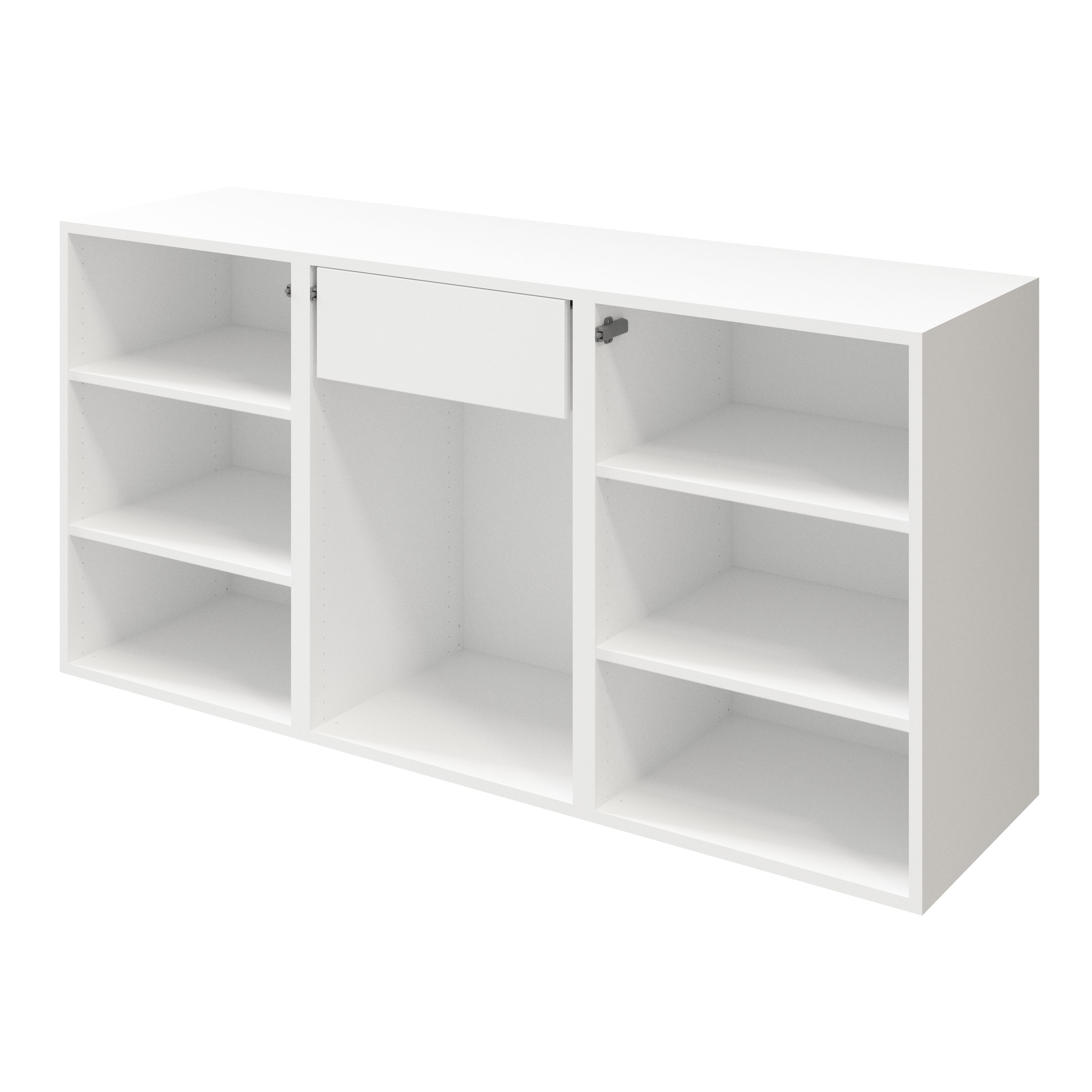 GoodHome Atomia Matt white Shelf, (L)464mm (D)432mm