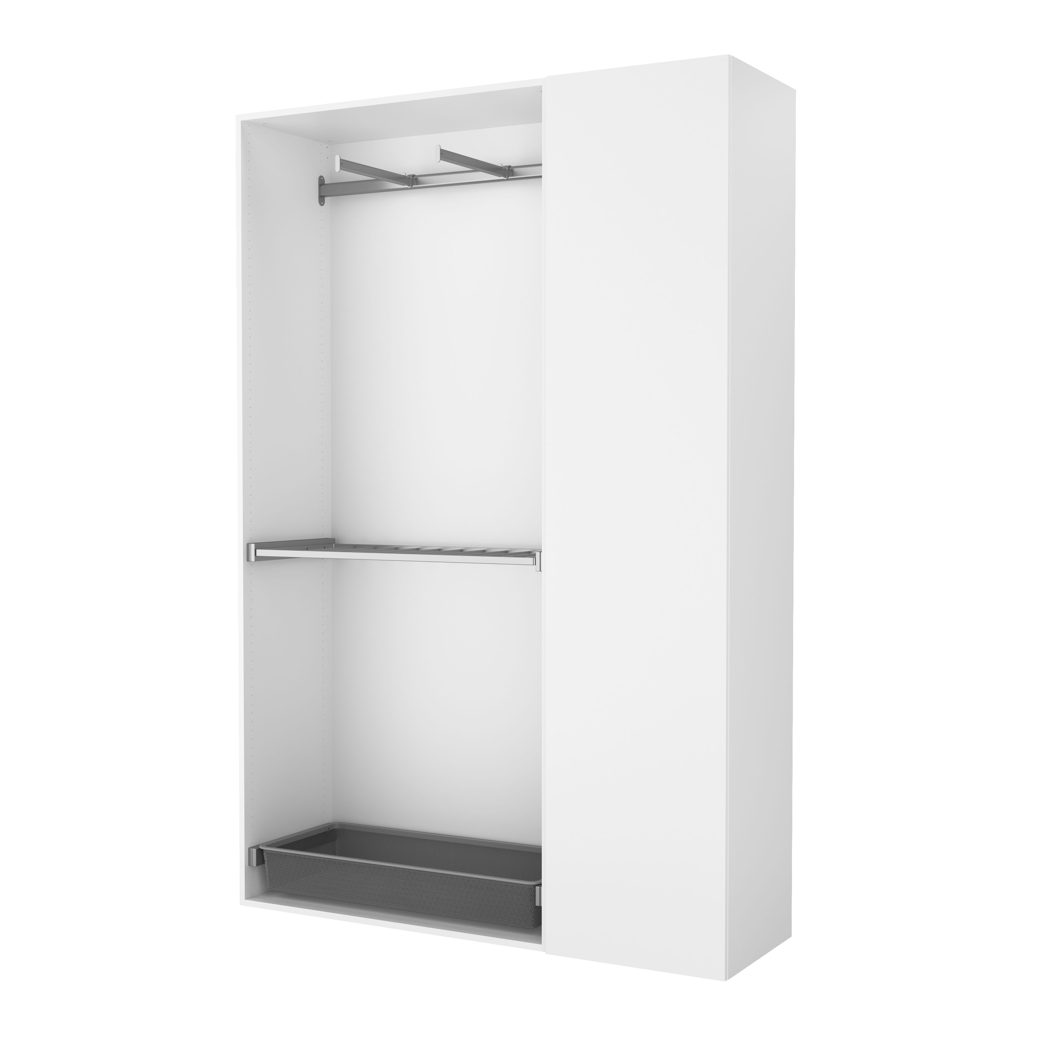 GoodHome Atomia Matt white Shelf, (L)464mm (D)432mm