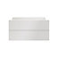 GoodHome Atomia Matt white Slab External Drawer (H)184.5mm (W)747mm (D)390mm, Set of 2