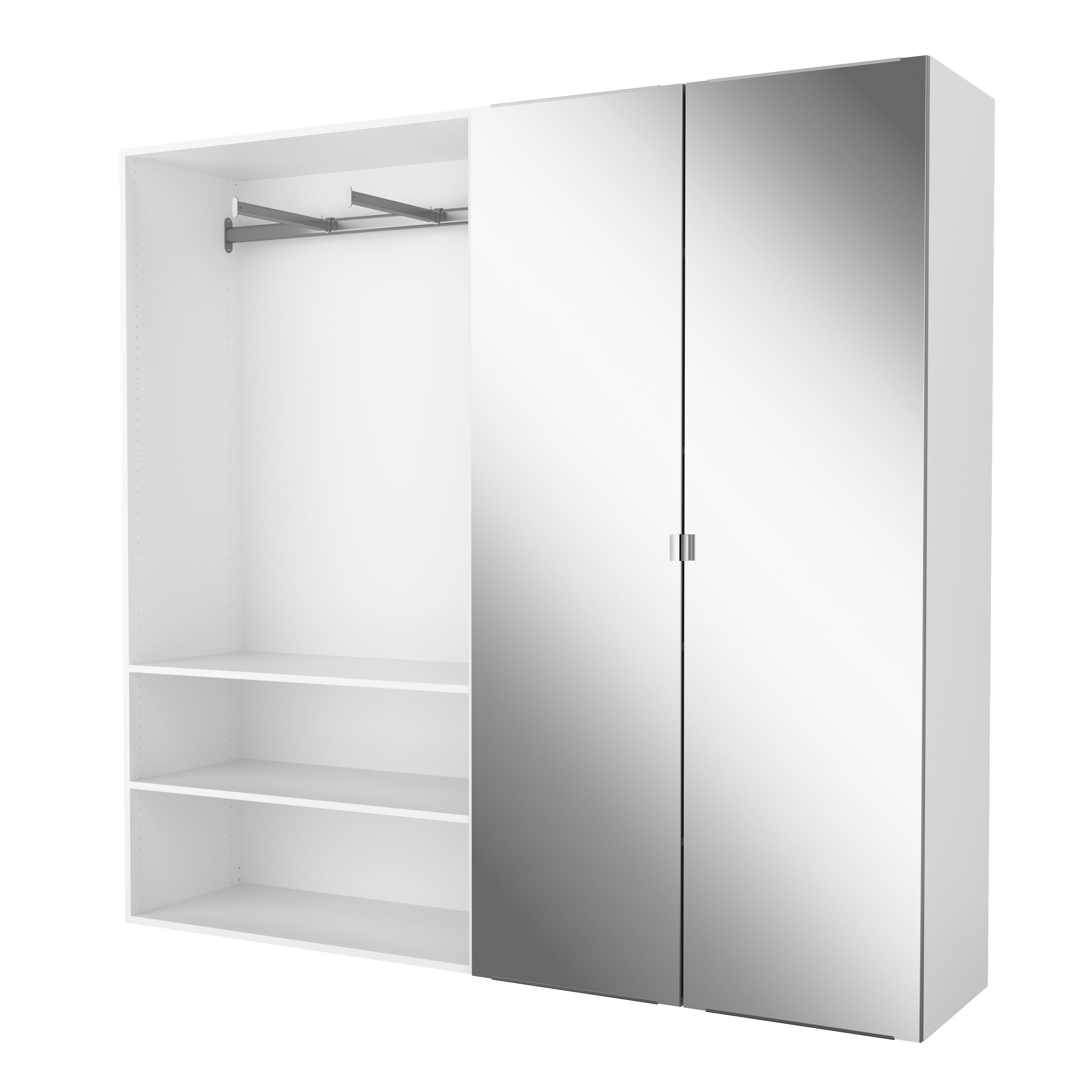 GoodHome Atomia Mirrored door Modular furniture door, (H) 1872mm (W) 497mm