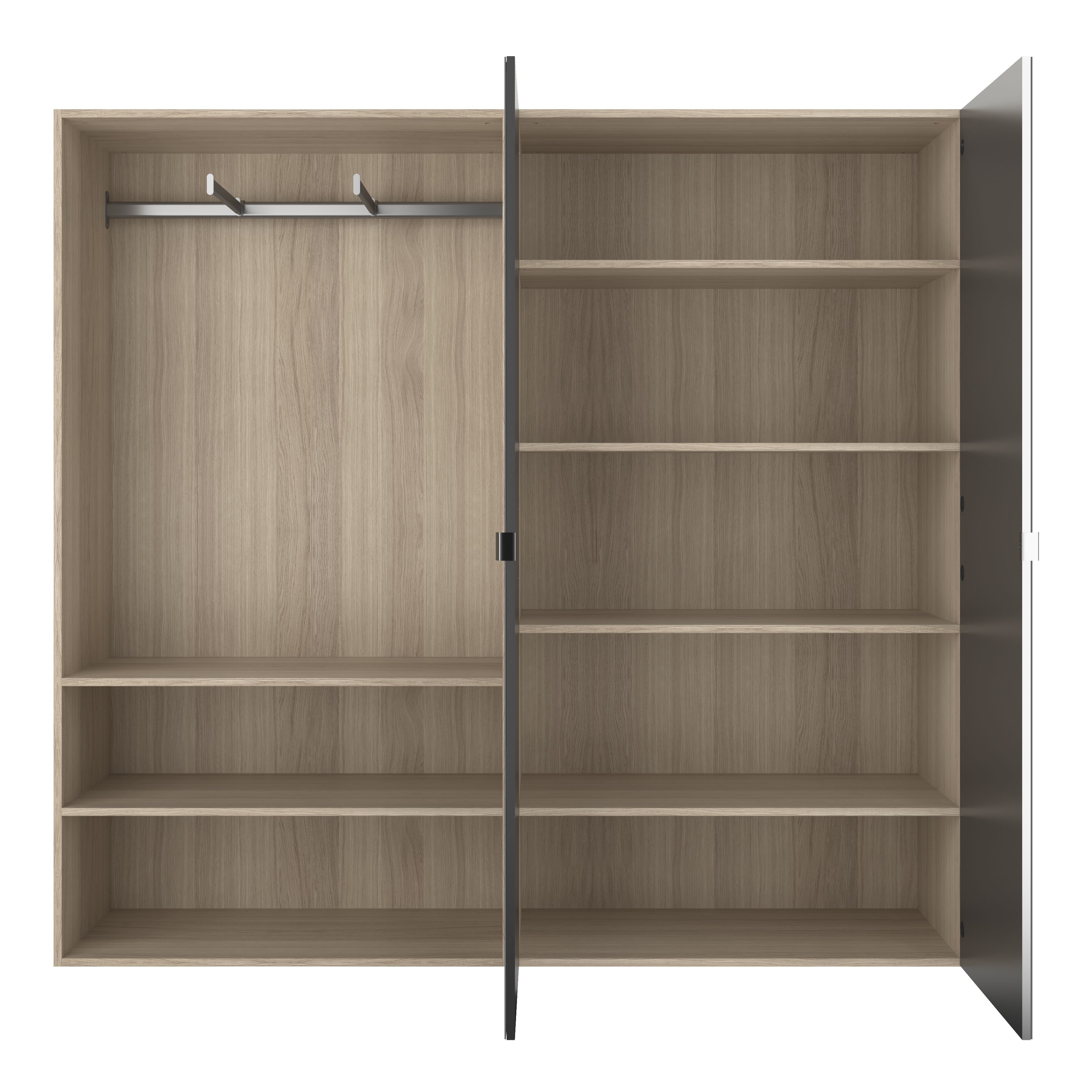 GoodHome Atomia Mirrored door Modular furniture door, (H) 1872mm (W) 497mm