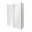 GoodHome Atomia Modern High gloss White Particle board Medium Double Wardrobe (H)2250mm (W)1500mm (D)655mm