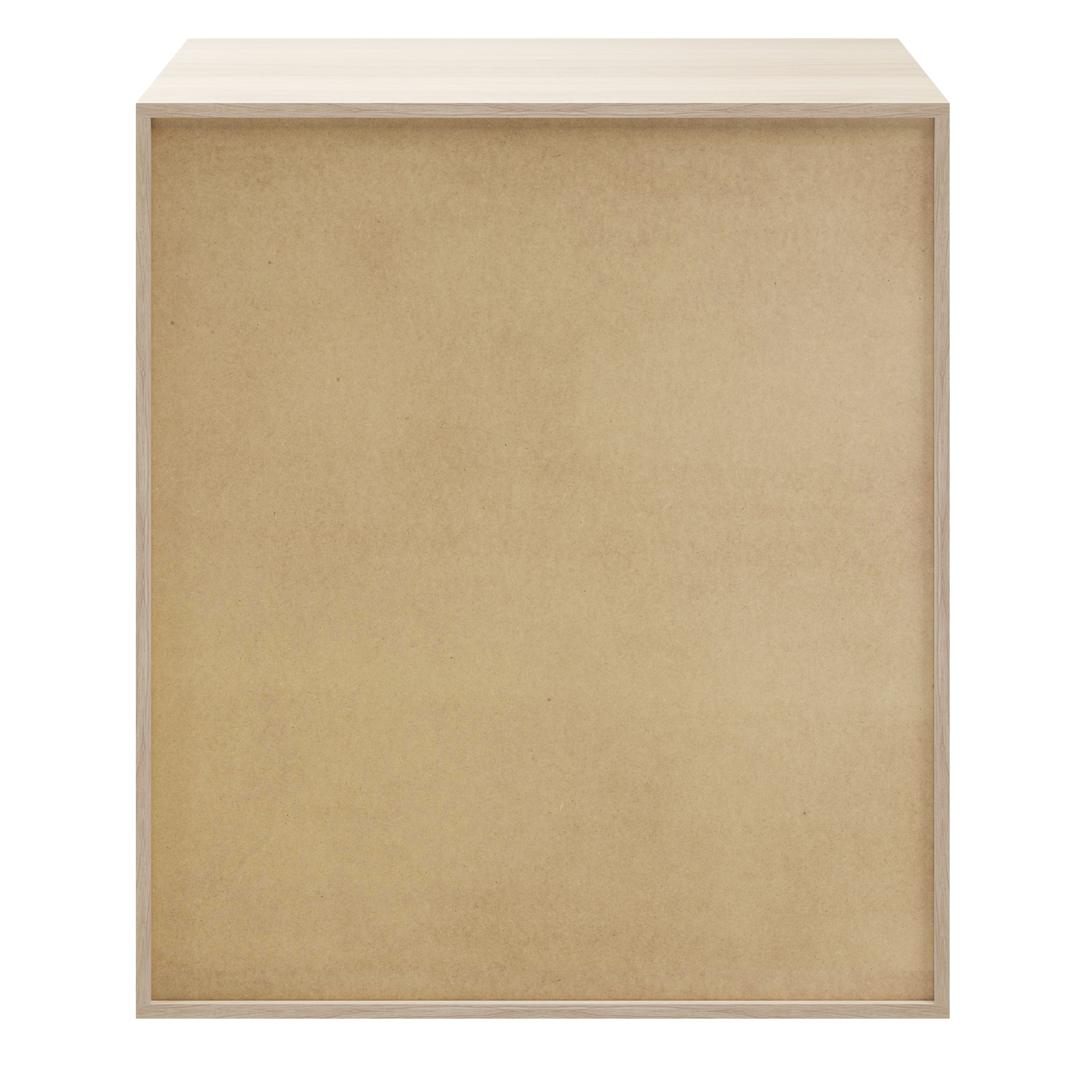 GoodHome Atomia Oak effect Modular furniture cabinet, (H)1125mm (W)1000mm (D)580mm