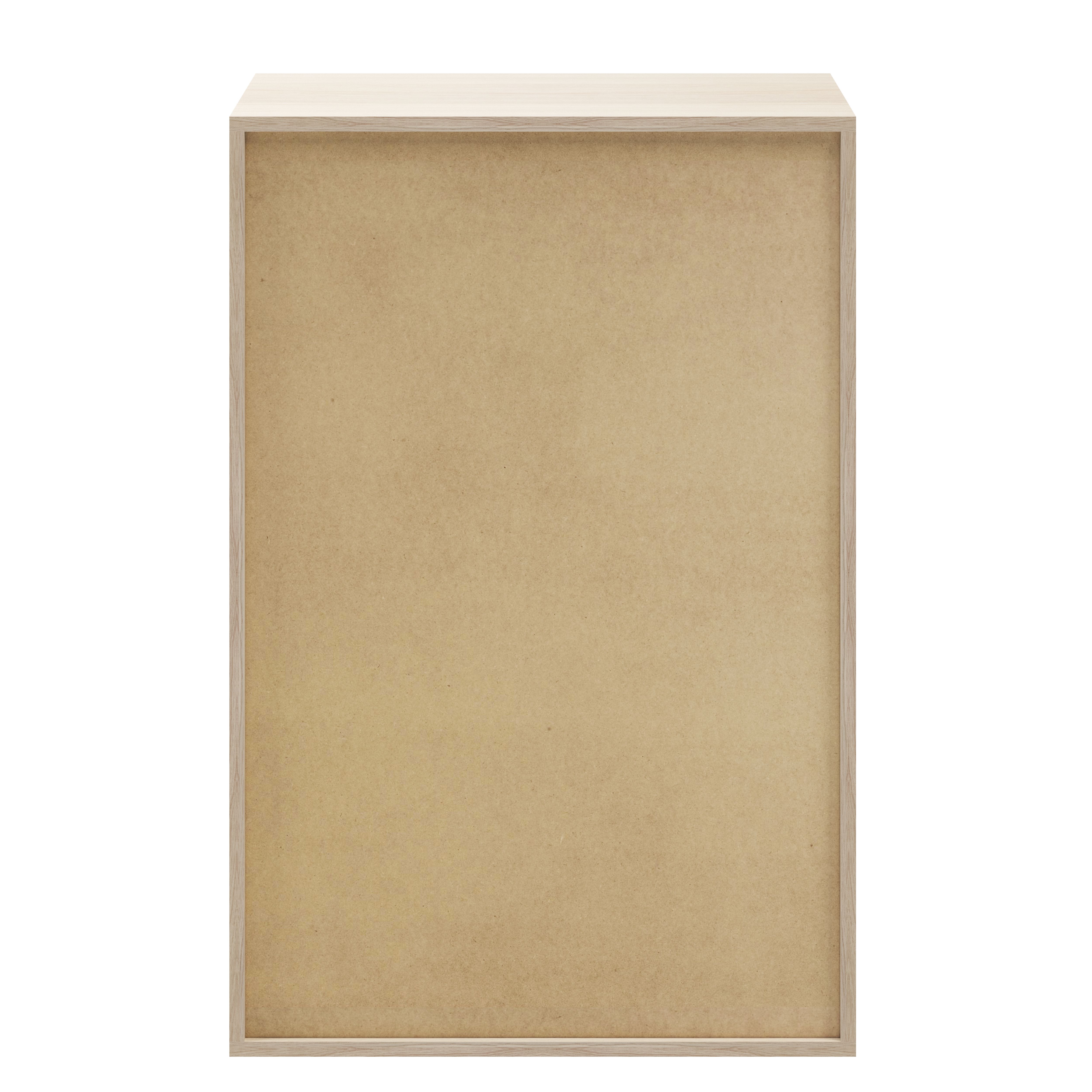 GoodHome Atomia Oak effect Modular furniture cabinet, (H)1125mm (W)750mm (D)350mm