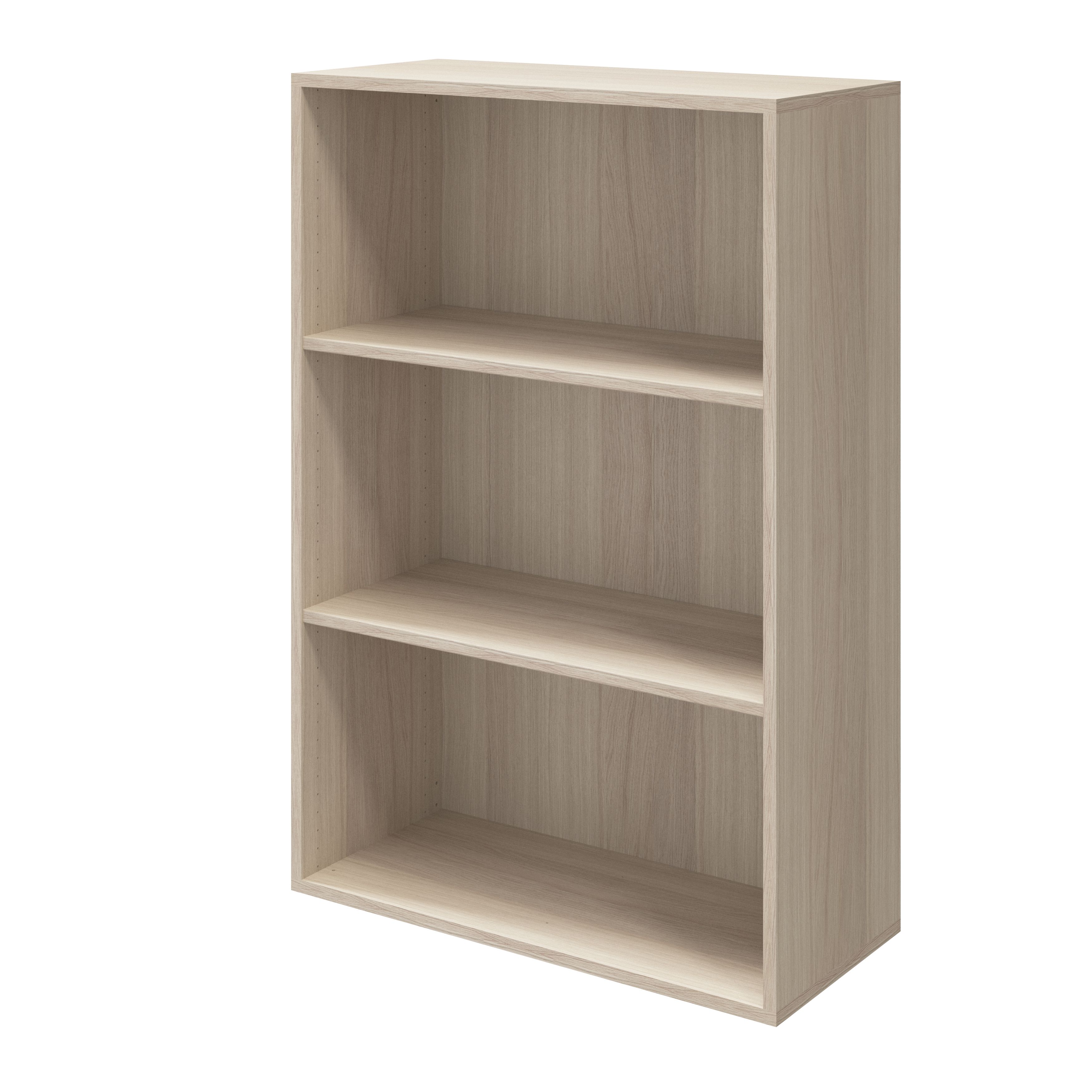 GoodHome Atomia Oak effect Modular furniture cabinet, (H)1125mm (W)750mm (D)350mm
