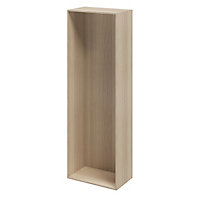 GoodHome Atomia Oak effect Modular furniture cabinet, (H)2250mm (W)750mm (D)450mm
