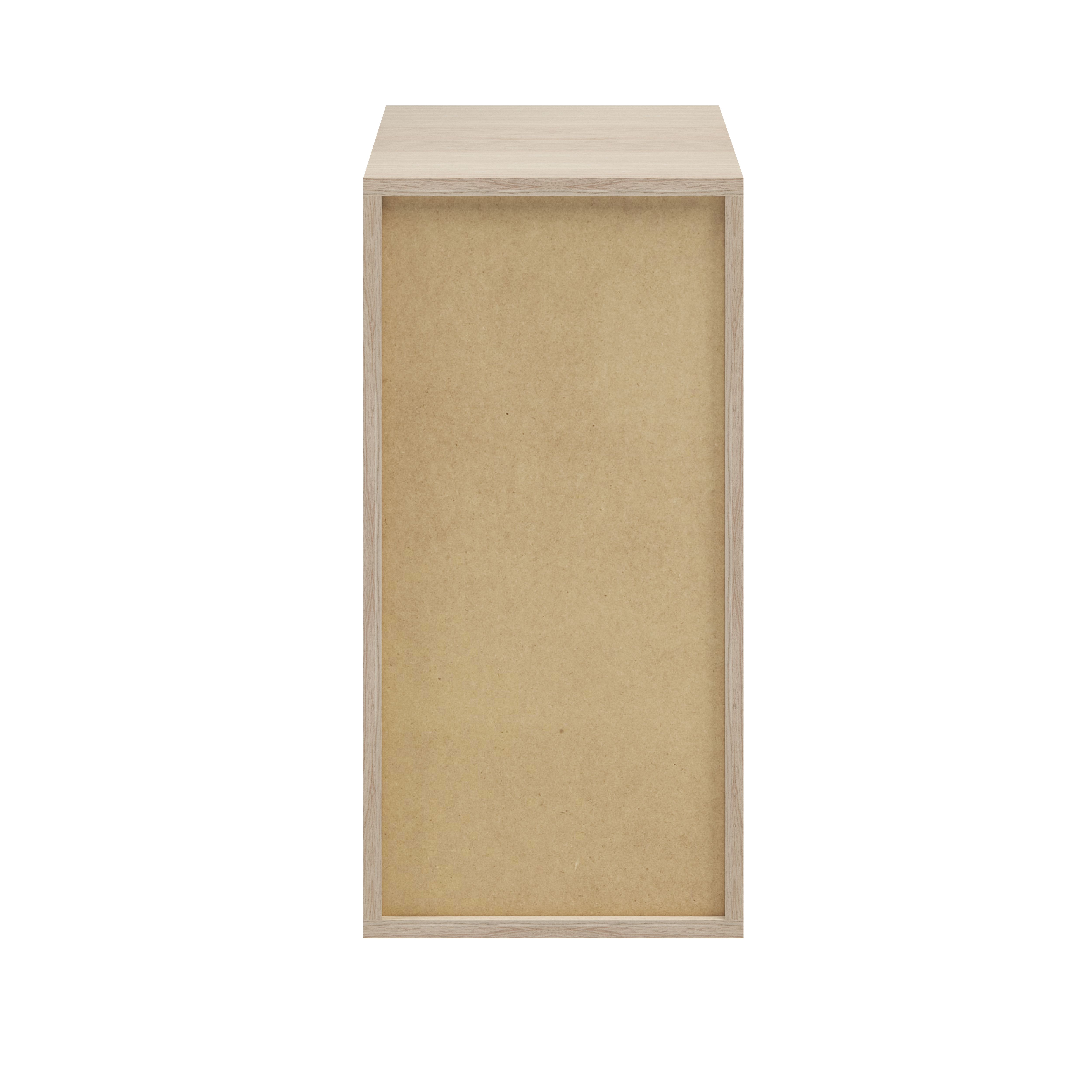 GoodHome Atomia Oak effect Modular furniture cabinet, (H)750mm (W)375mm (D)450mm