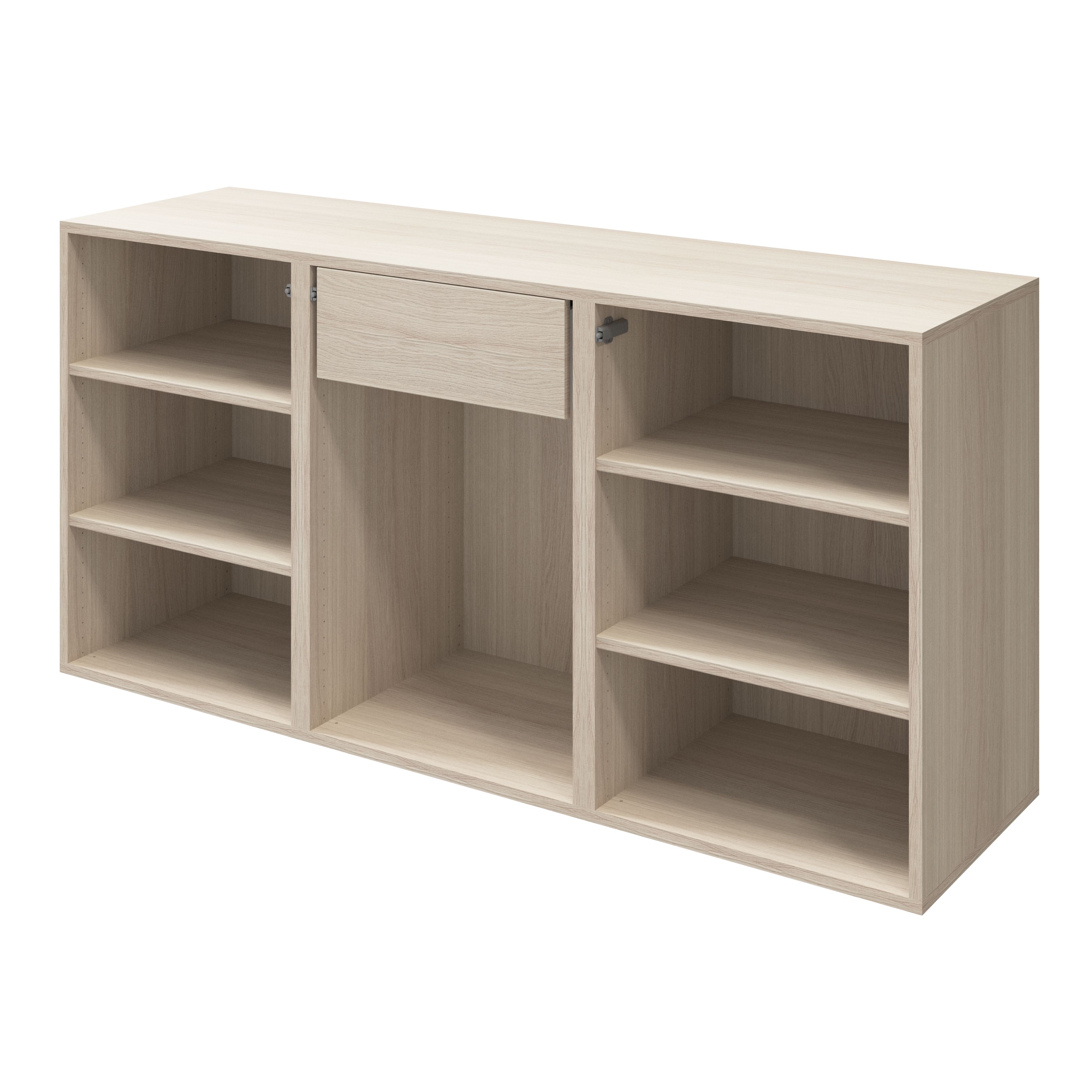 GoodHome Atomia Oak effect Modular furniture cabinet, (H)750mm (W)500mm (D)450mm