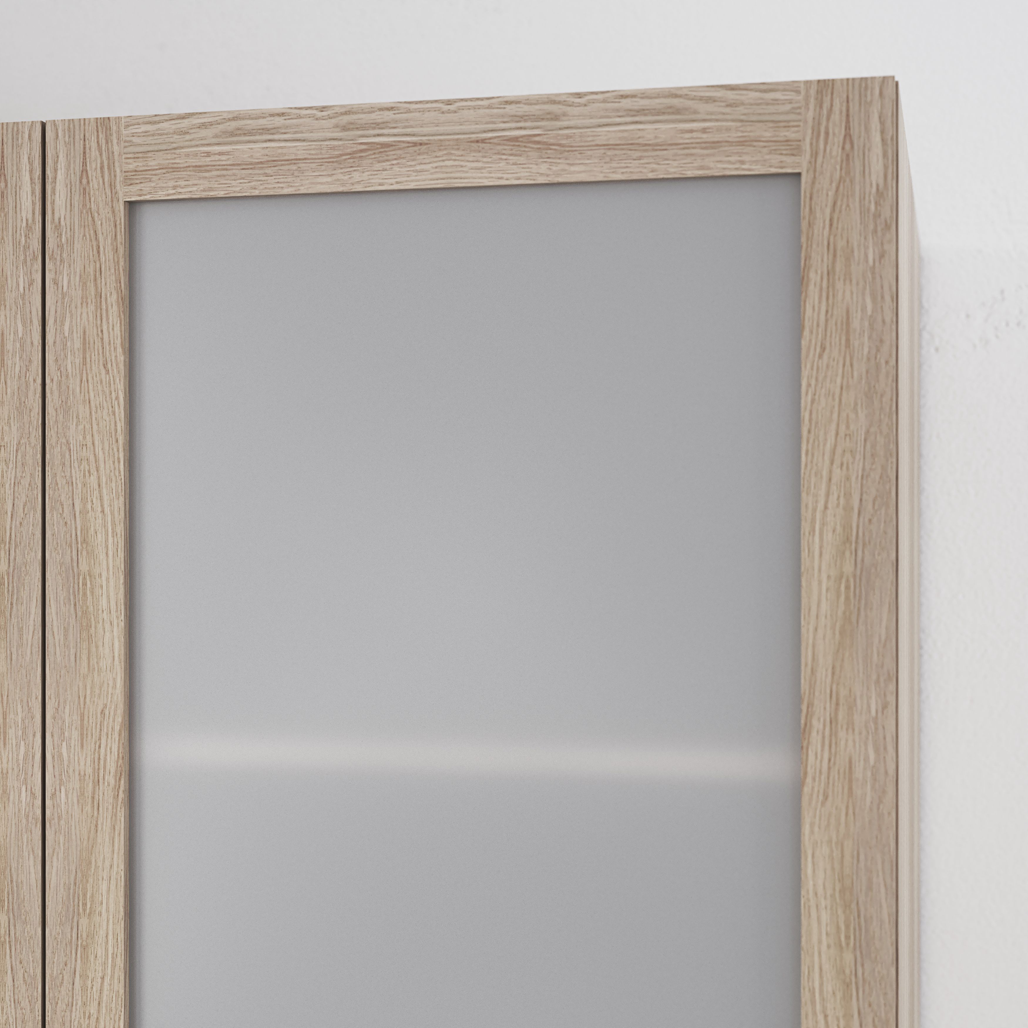 GoodHome Atomia Oak effect Opaque Non-mirrored Modular furniture door, (H) 1872mm (W) 497mm