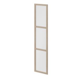 GoodHome Atomia Oak effect Opaque Non-mirrored Modular furniture door, (H) 2247mm (W) 497mm
