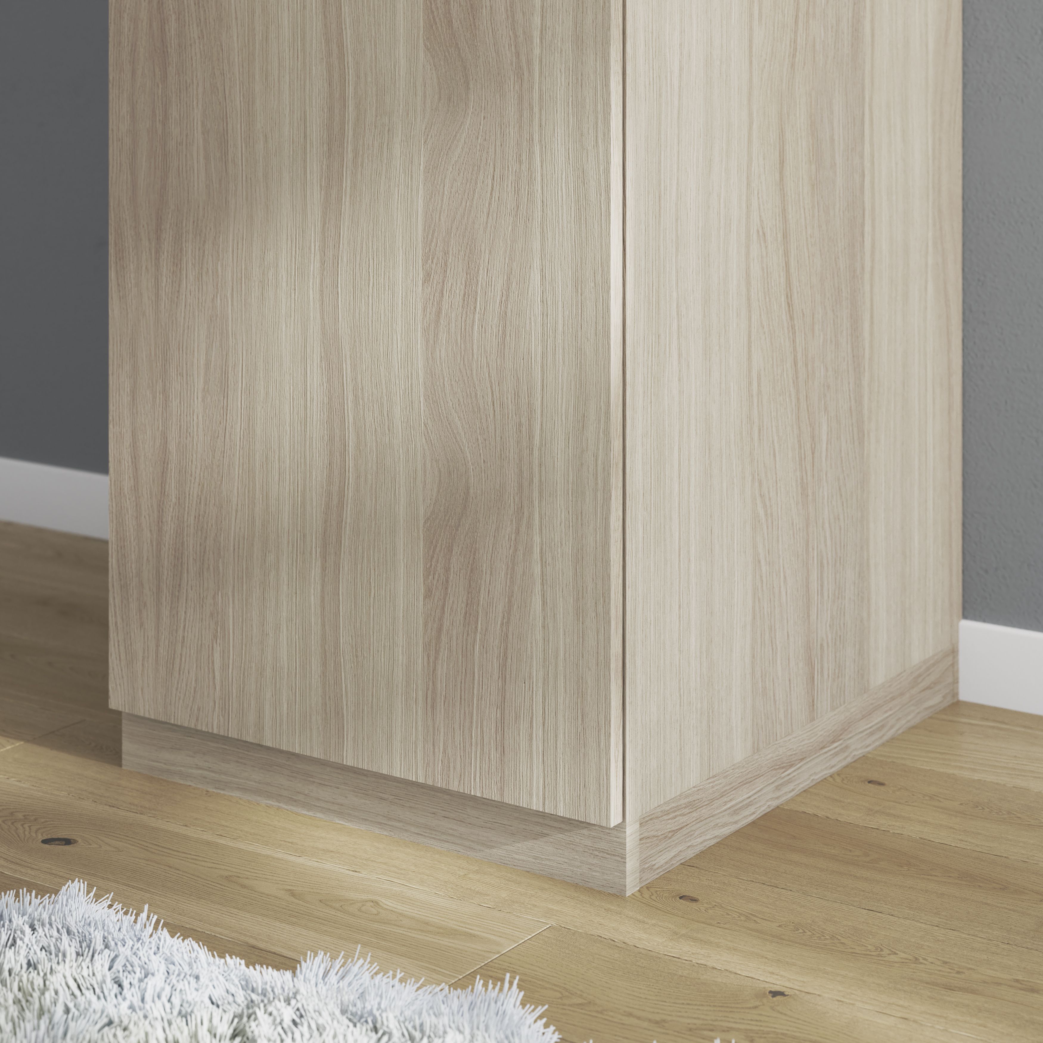 GoodHome Atomia Oak effect Plinth (L)578mm