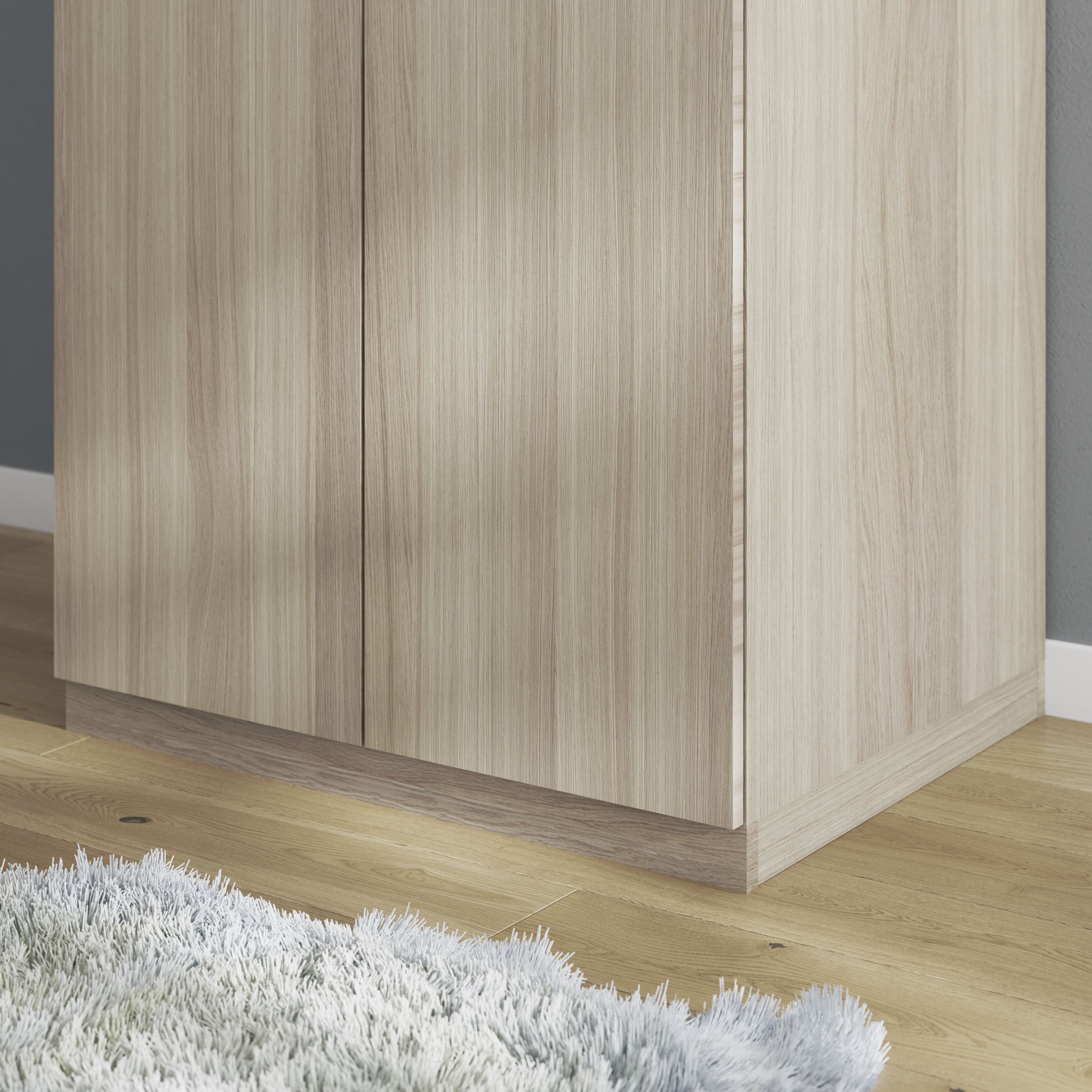 GoodHome Atomia Oak effect Plinth (L)750mm