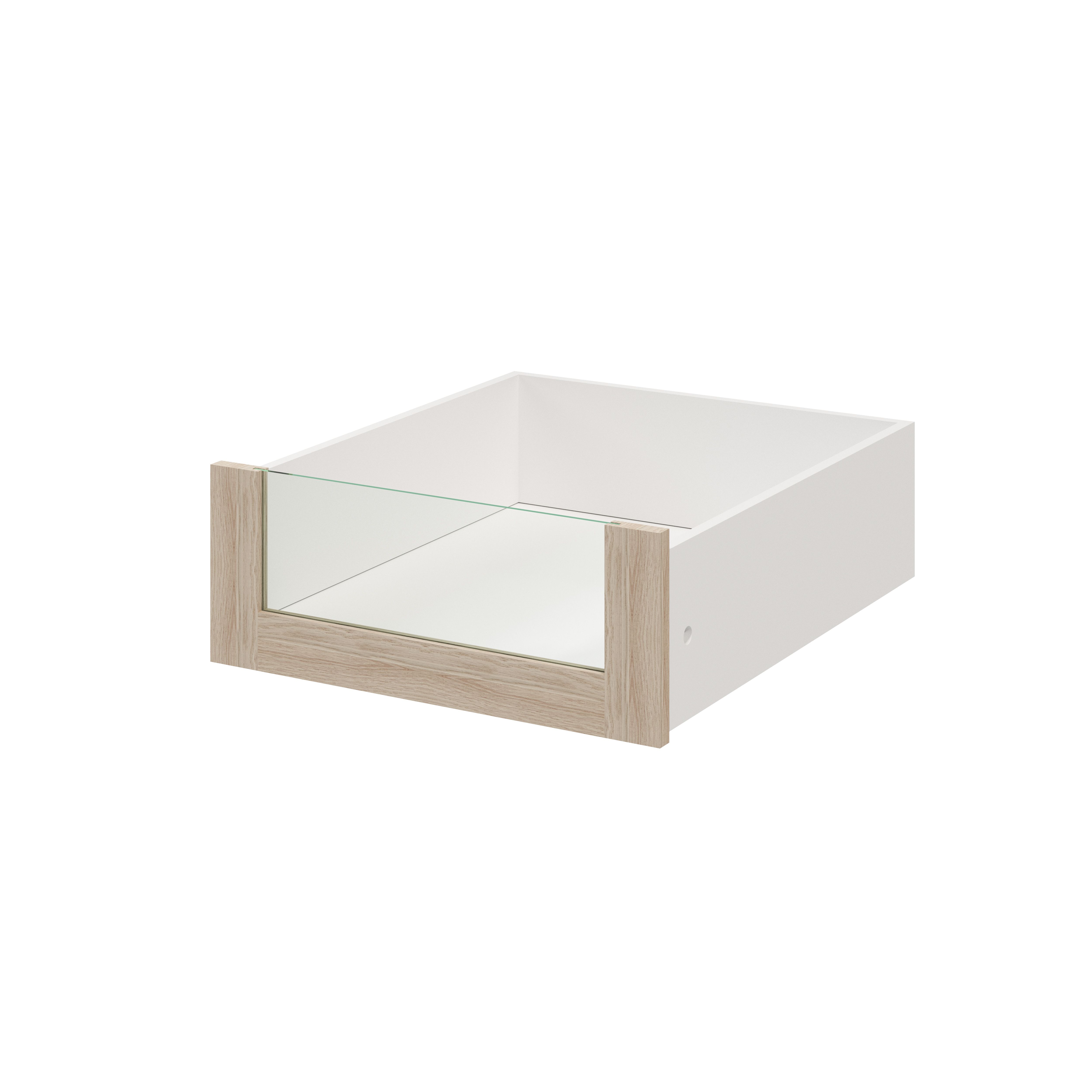 GoodHome Atomia Oak effect Shaker Internal Drawer (H)170mm (W)464mm (D)500mm