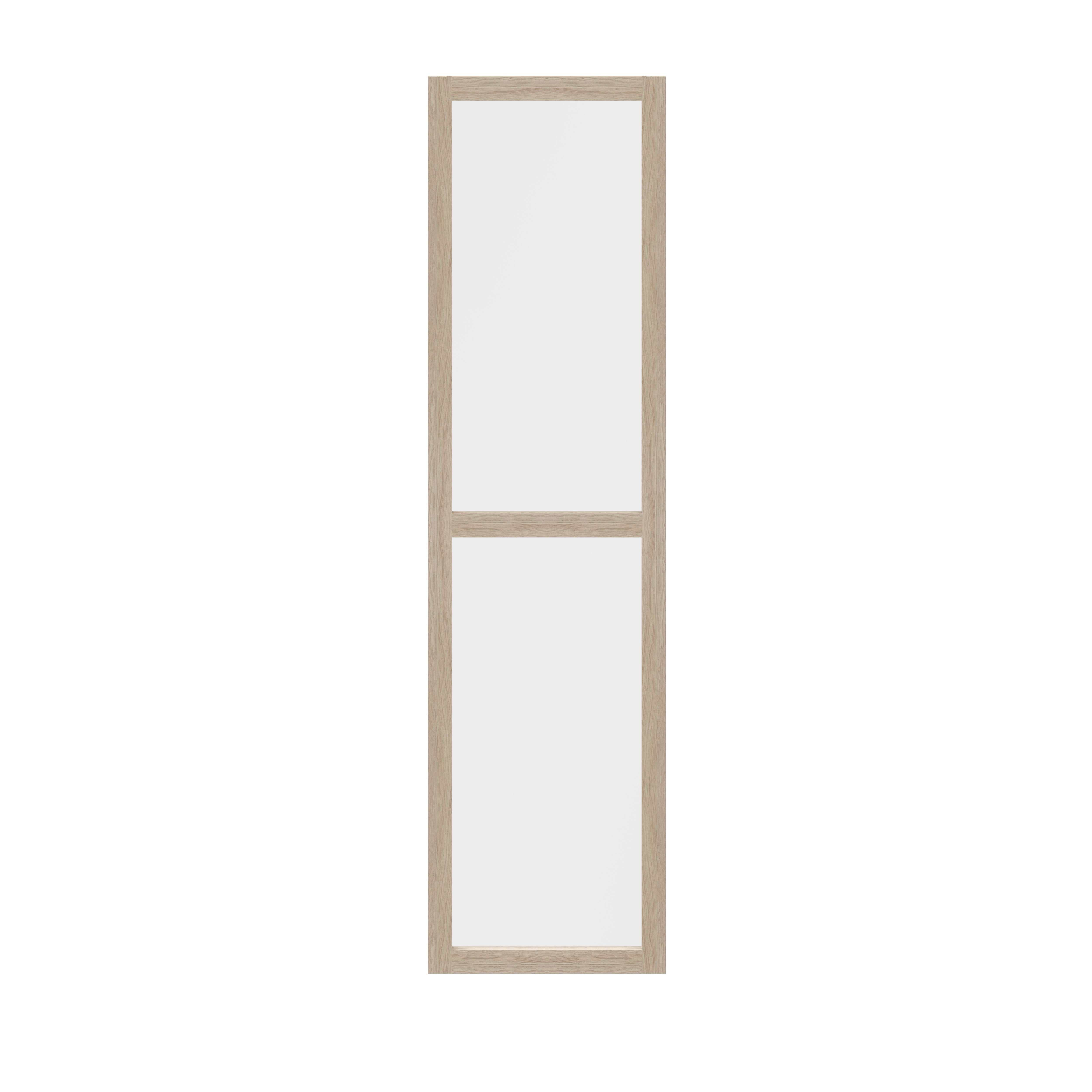 GoodHome Atomia Oak effect Transparent Non-mirrored Modular furniture door, (H) 1872mm (W) 497mm