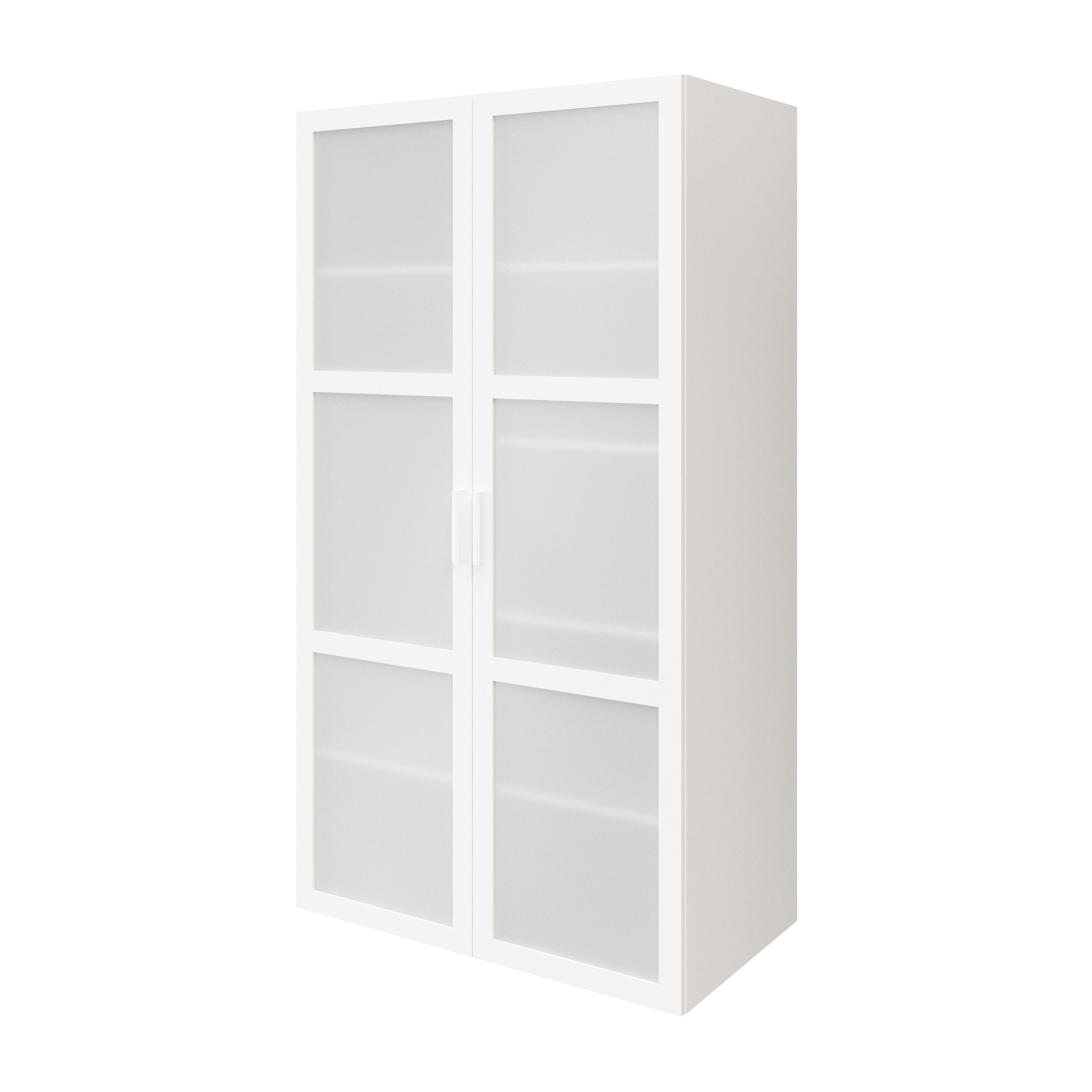 GoodHome Atomia White Opaque Non-mirrored Modular furniture door, (H) 1872mm (W) 497mm