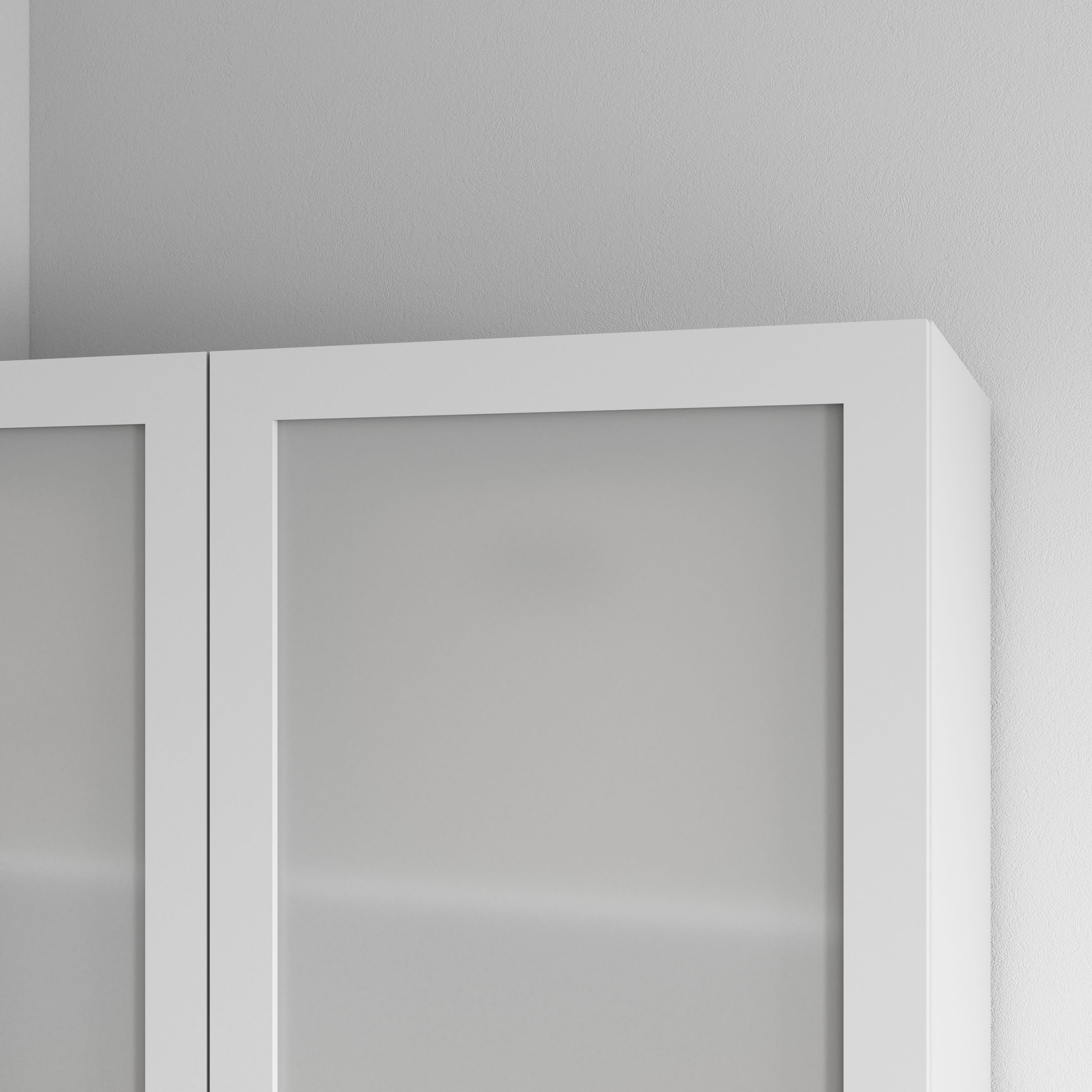 GoodHome Atomia White Opaque Non-mirrored Modular furniture door, (H) 2247mm (W) 497mm