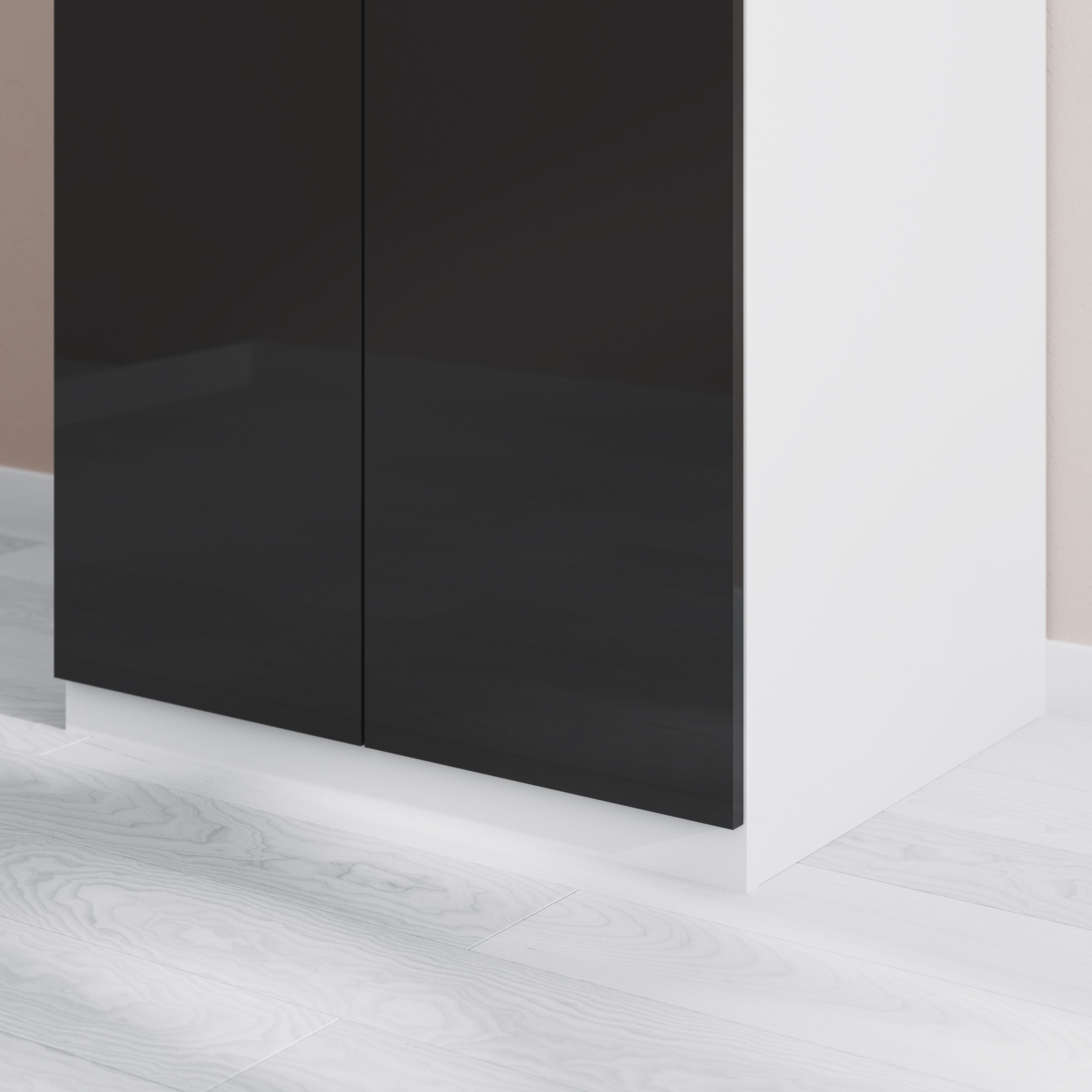 GoodHome Atomia White Plinth (L)750mm