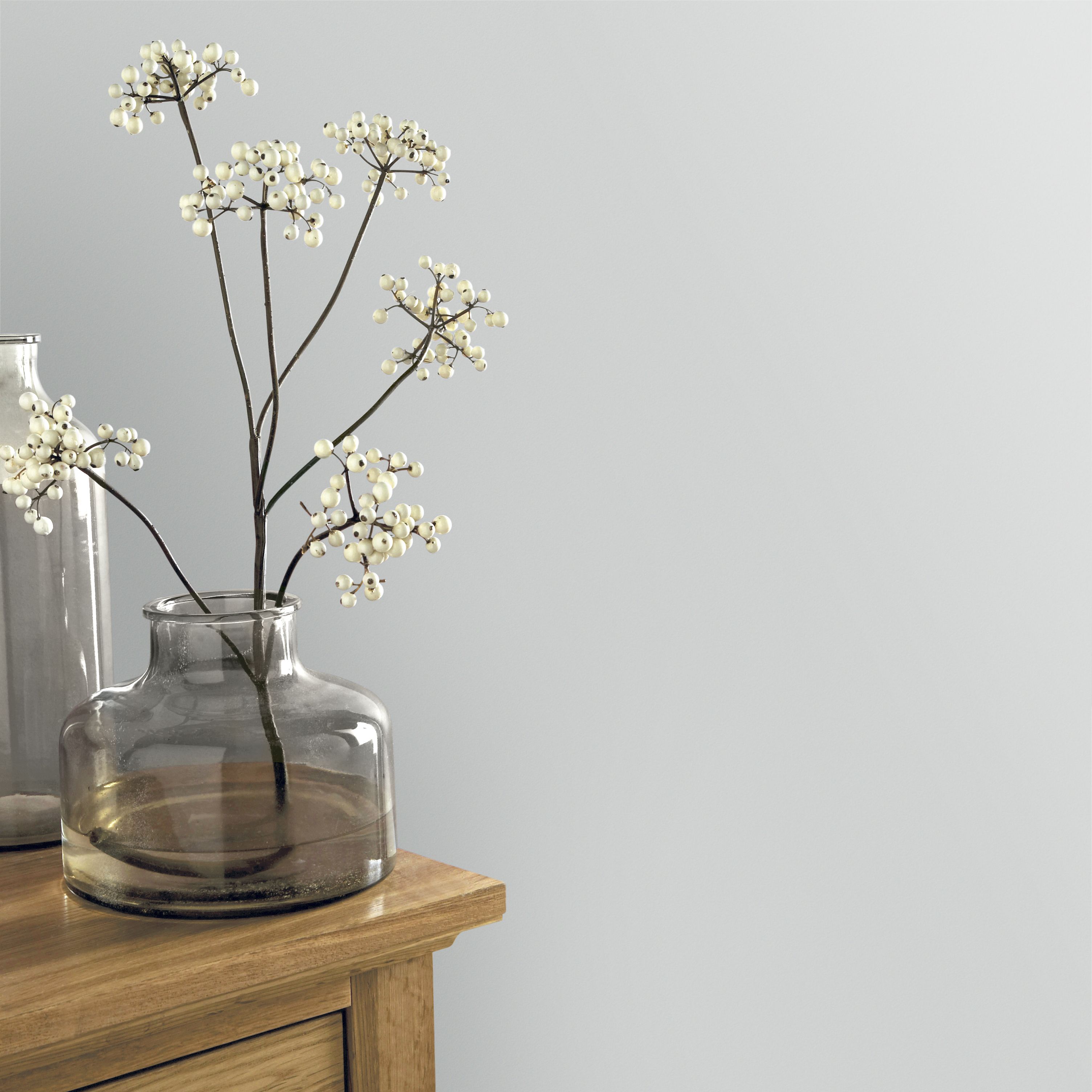 GoodHome Aune Light grey Textured Wallpaper