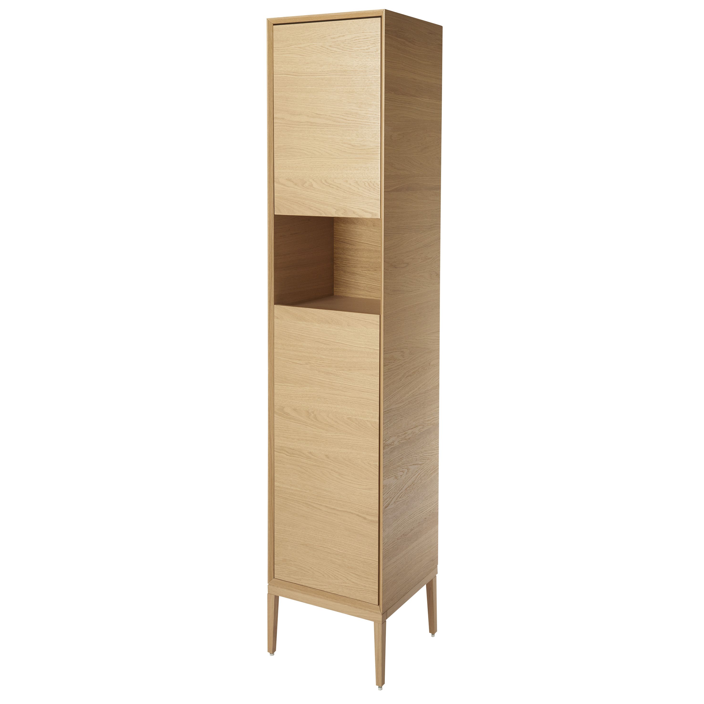GoodHome Avela Matt Oak Cabinet feet (H)210mm (W)400mm