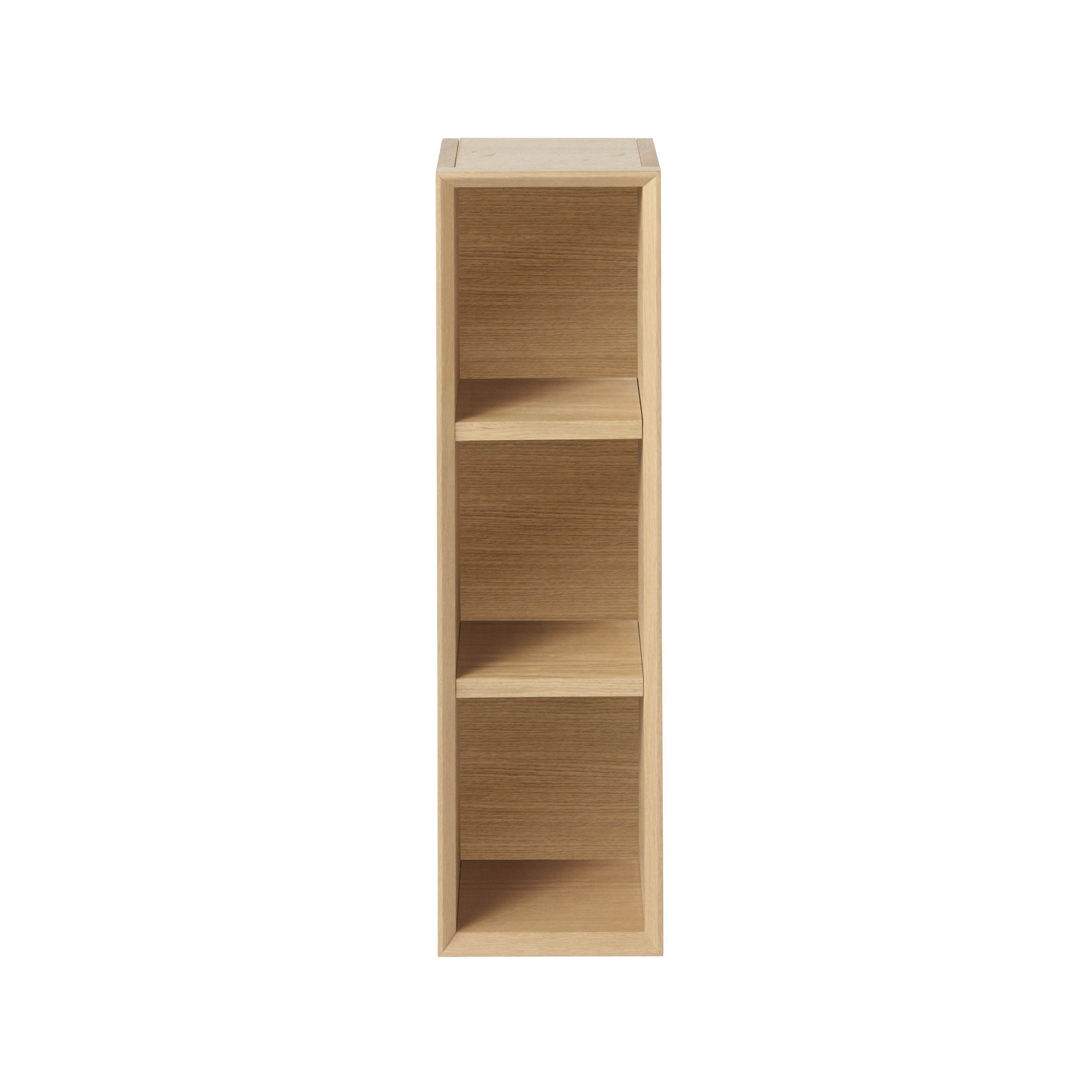 GoodHome Avela Matt Wall-mounted 3 Shelves Storage unit (D) 150mm (H) 700mm