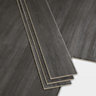 GoodHome Bachata Dark grey Wood effect Vinyl tile Pack of 14