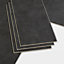 GoodHome Bachata Slate Tile effect Vinyl tile, 2.6m² Pack of 14
